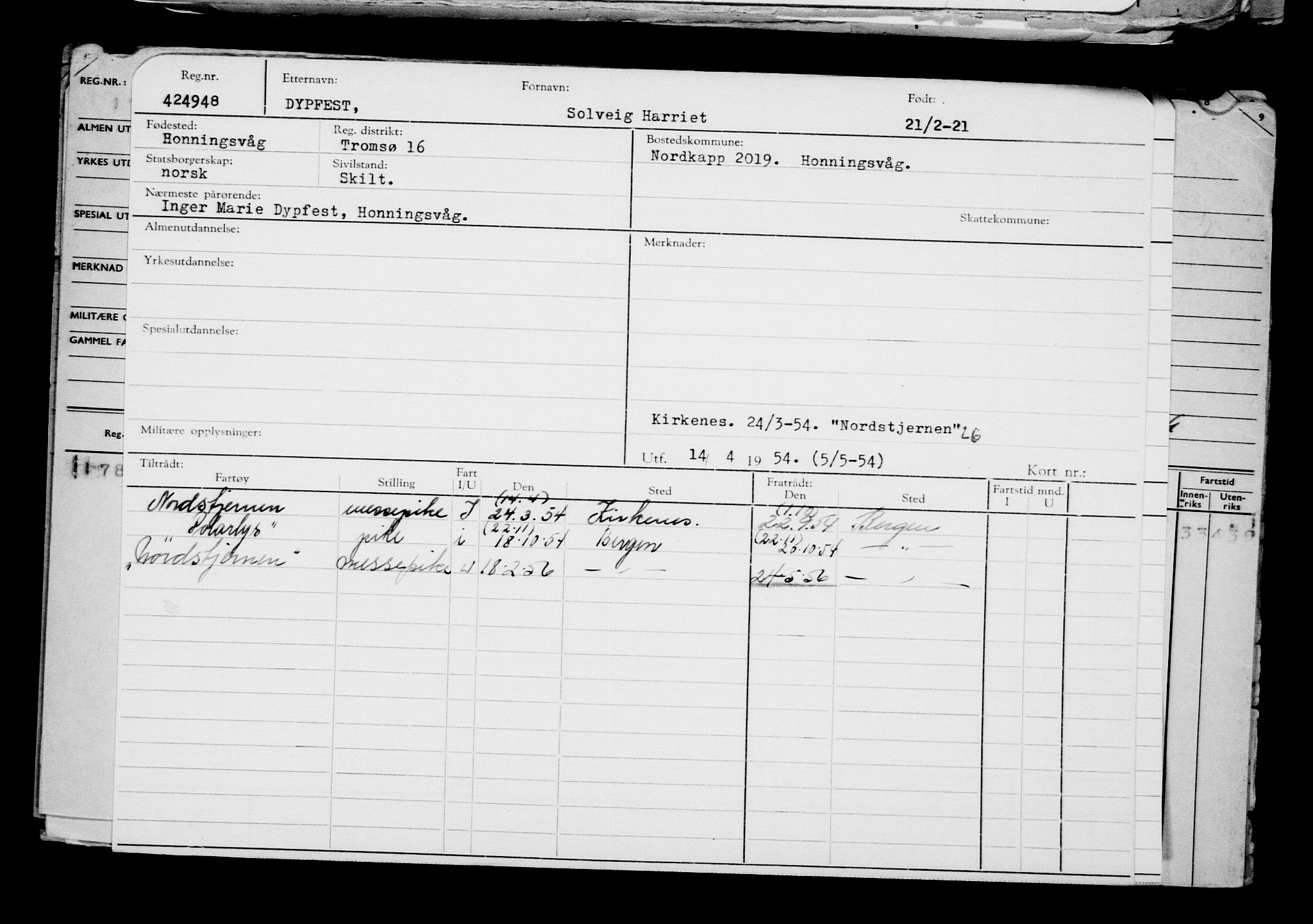 Direktoratet for sjømenn, AV/RA-S-3545/G/Gb/L0190: Hovedkort, 1921, p. 515