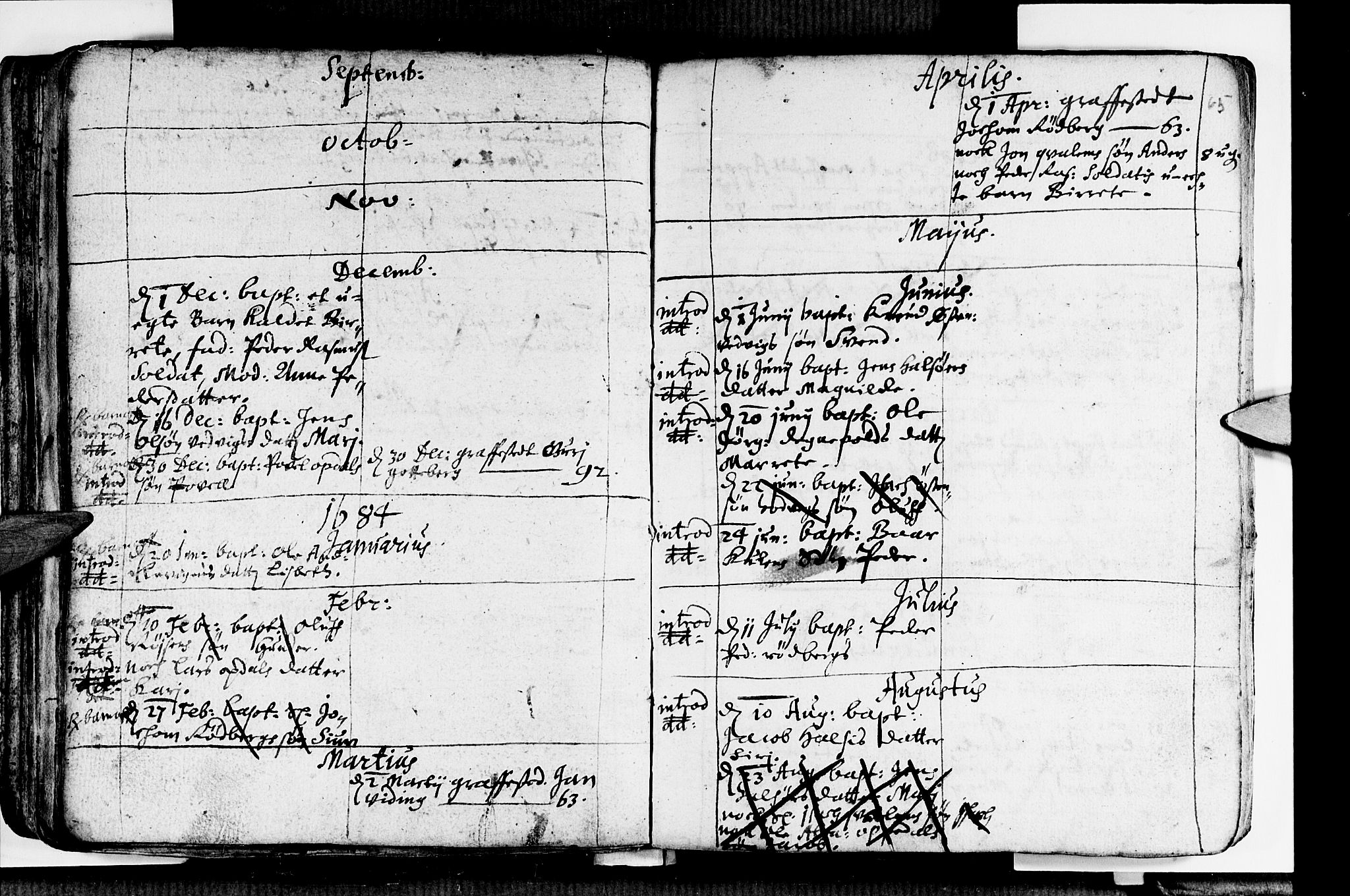 Selje sokneprestembete, AV/SAB-A-99938/H/Ha/Haa/Haaa: Parish register (official) no. A 1, 1668-1696, p. 65