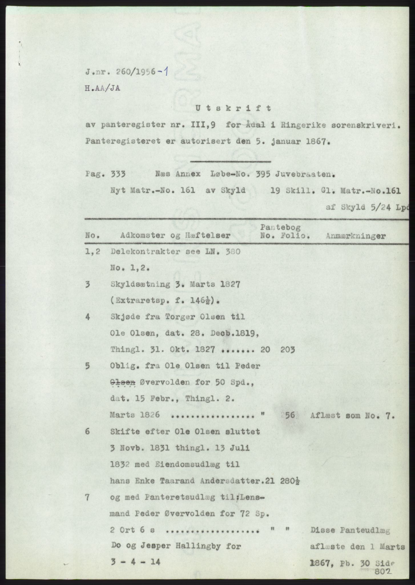 Statsarkivet i Kongsberg, SAKO/A-0001, 1955-1956, p. 332