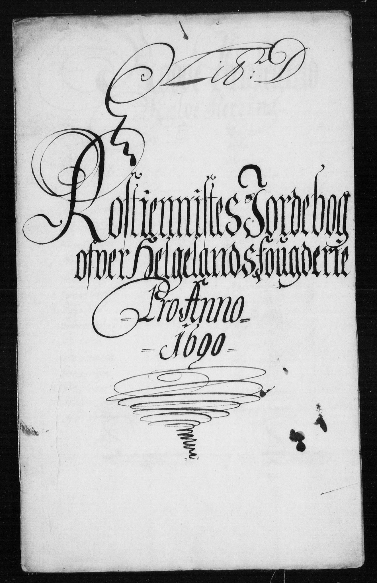 Rentekammeret inntil 1814, Reviderte regnskaper, Stiftamtstueregnskaper, Trondheim stiftamt og Nordland amt, AV/RA-EA-6044/R/Rh/L0015: Nordland amt, 1690