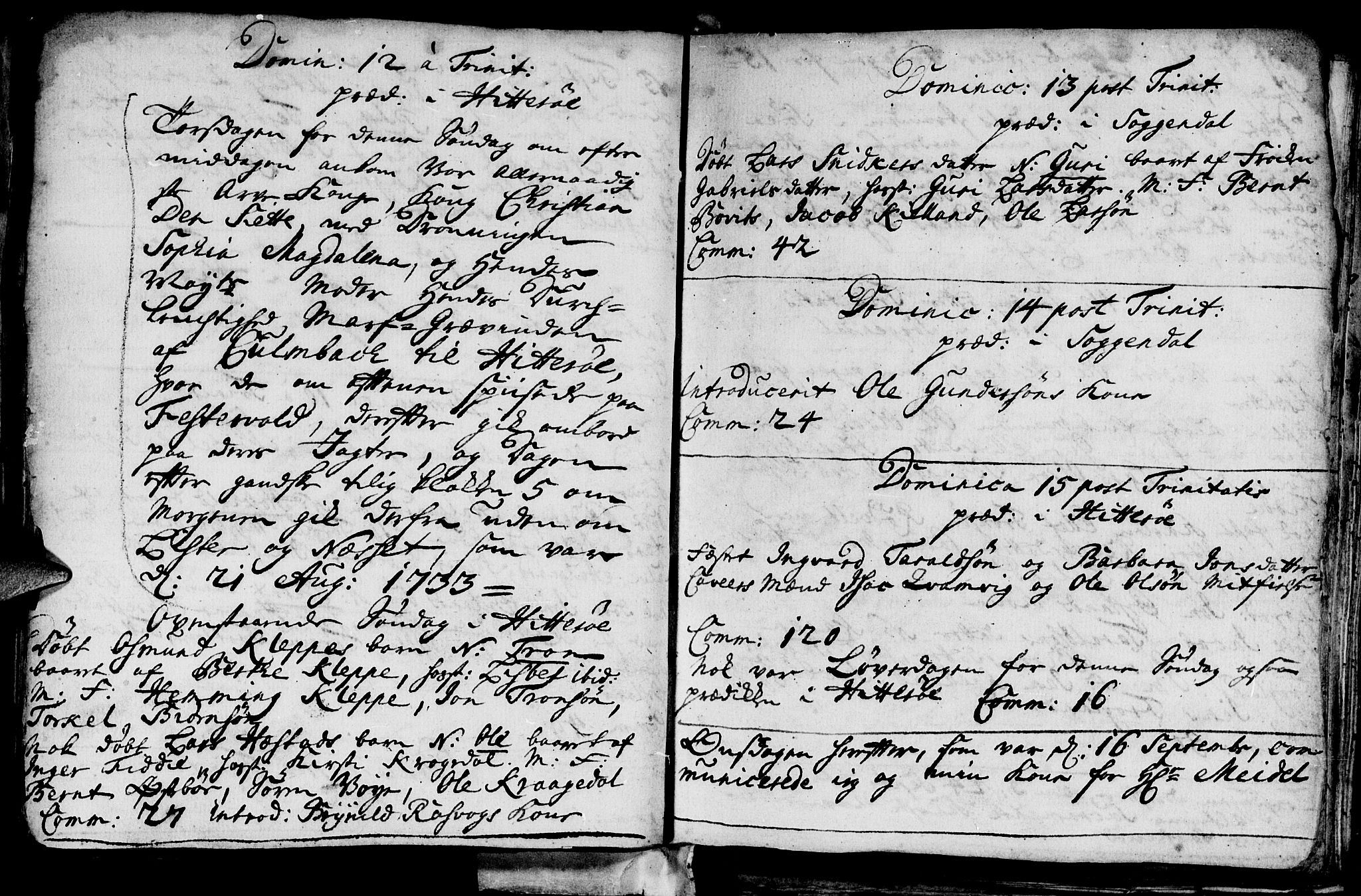 Sokndal sokneprestkontor, AV/SAST-A-101808: Parish register (official) no. A 1, 1729-1740