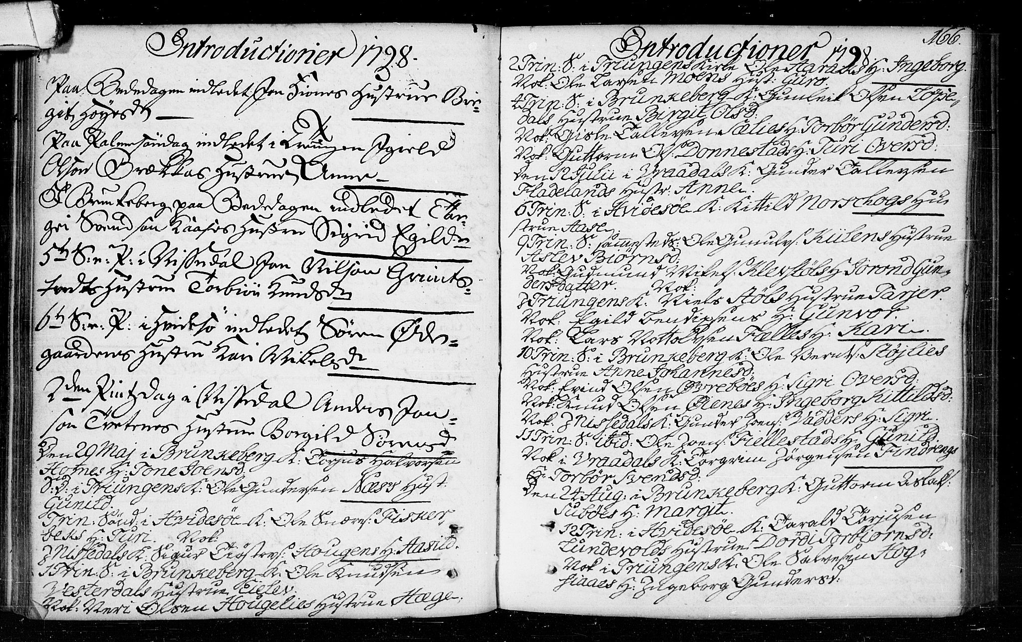 Kviteseid kirkebøker, AV/SAKO-A-276/F/Fa/L0003: Parish register (official) no. I 3, 1787-1799, p. 166