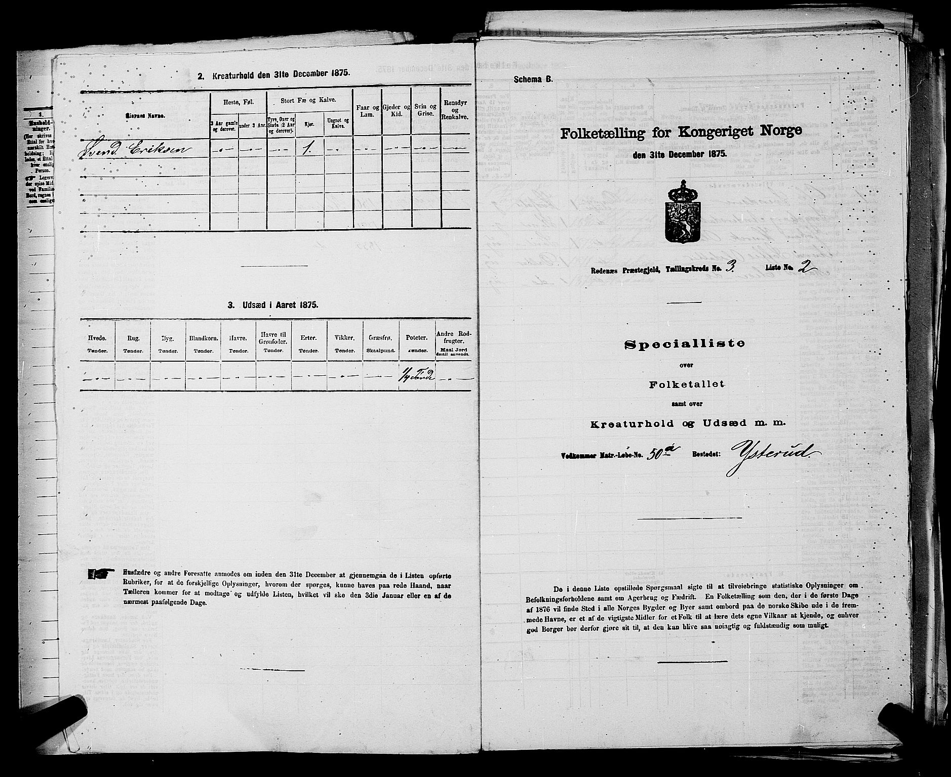 RA, 1875 census for 0120P Rødenes, 1875, p. 361