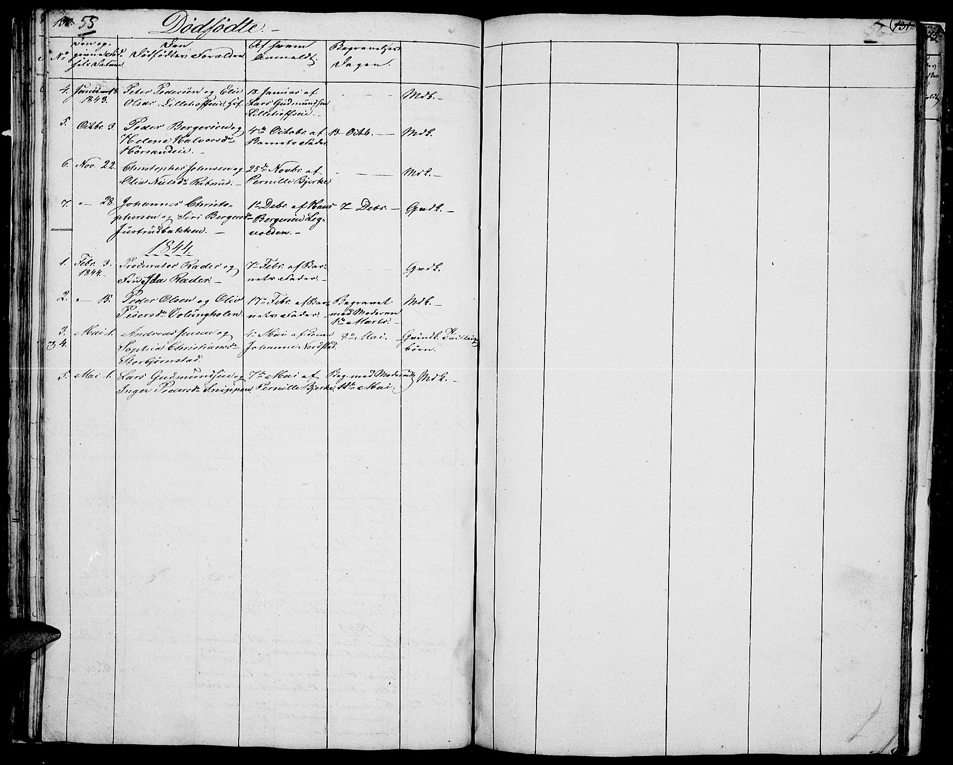 Romedal prestekontor, SAH/PREST-004/L/L0008: Parish register (copy) no. 8, 1837-1844, p. 55