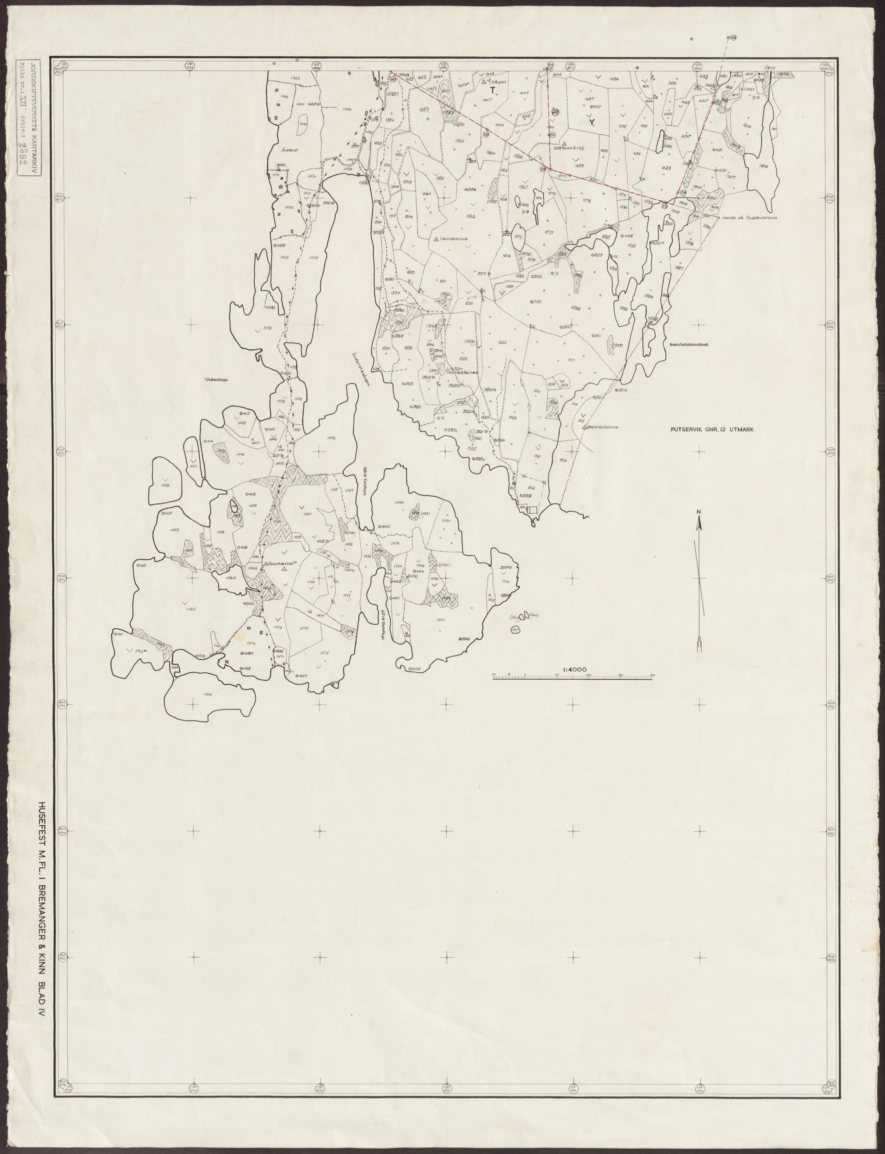 Jordskifteverkets kartarkiv, RA/S-3929/T, 1859-1988, p. 2927