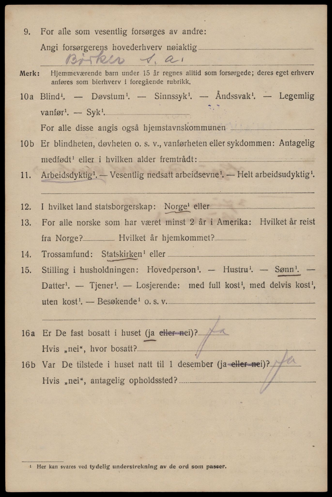 SAST, 1920 census for Haugesund, 1920, p. 21430