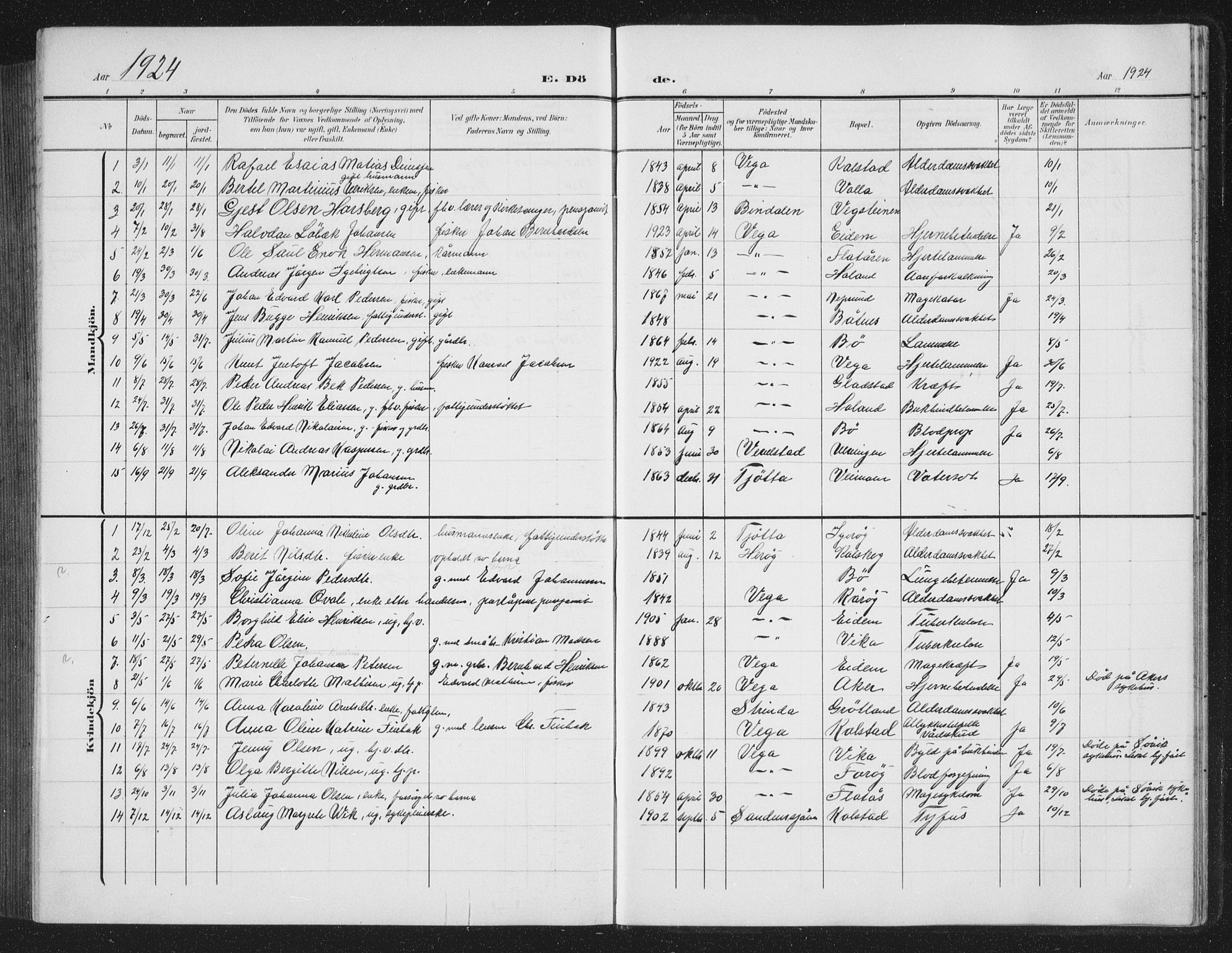 Ministerialprotokoller, klokkerbøker og fødselsregistre - Nordland, AV/SAT-A-1459/816/L0254: Parish register (copy) no. 816C04, 1905-1934