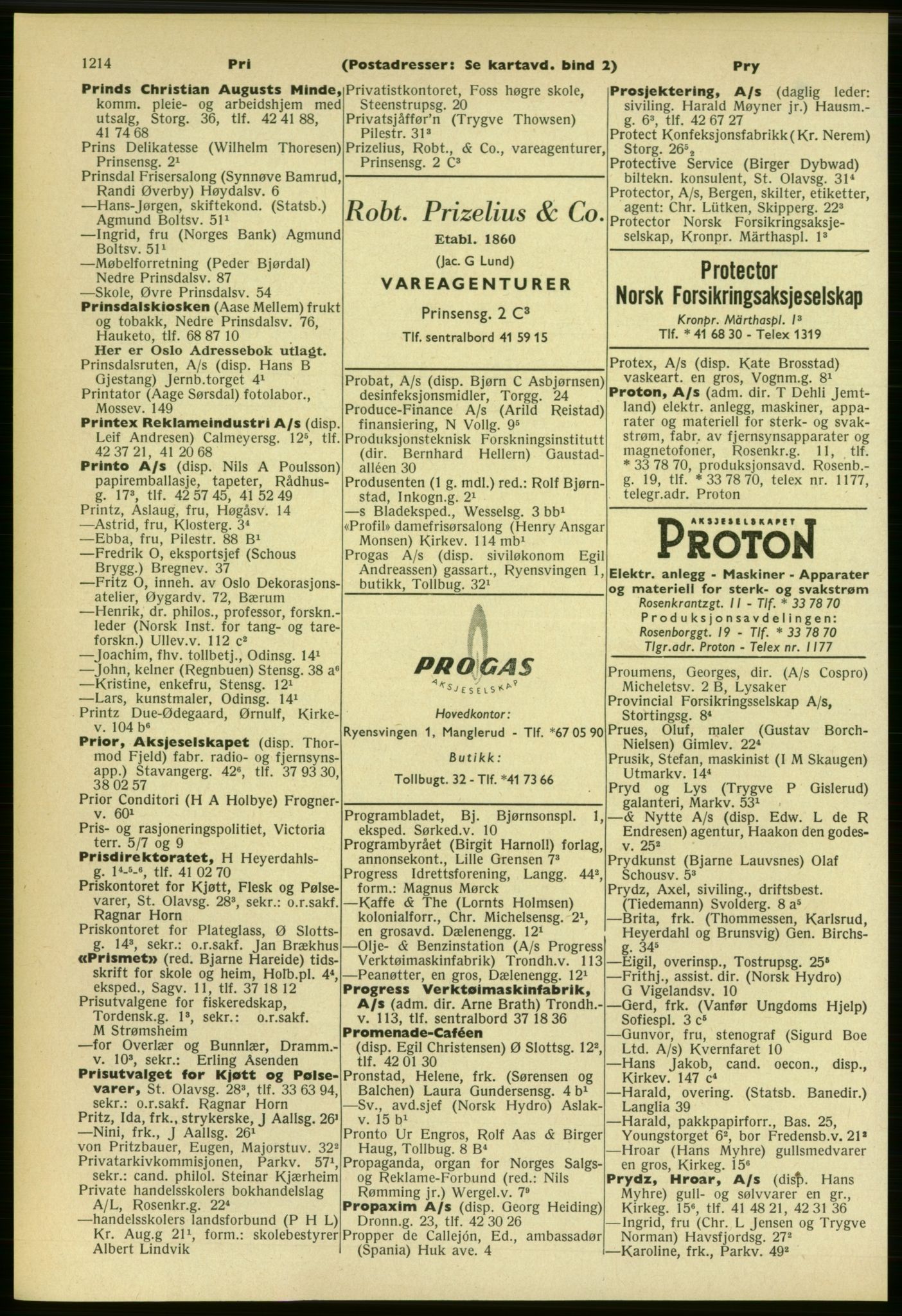 Kristiania/Oslo adressebok, PUBL/-, 1961-1962, p. 1214