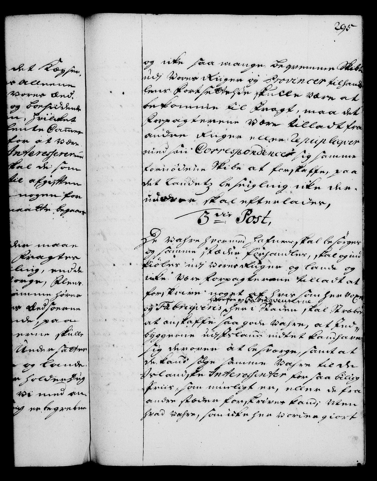 Rentekammeret, Kammerkanselliet, AV/RA-EA-3111/G/Gg/Gga/L0003: Norsk ekspedisjonsprotokoll med register (merket RK 53.3), 1727-1734, p. 295