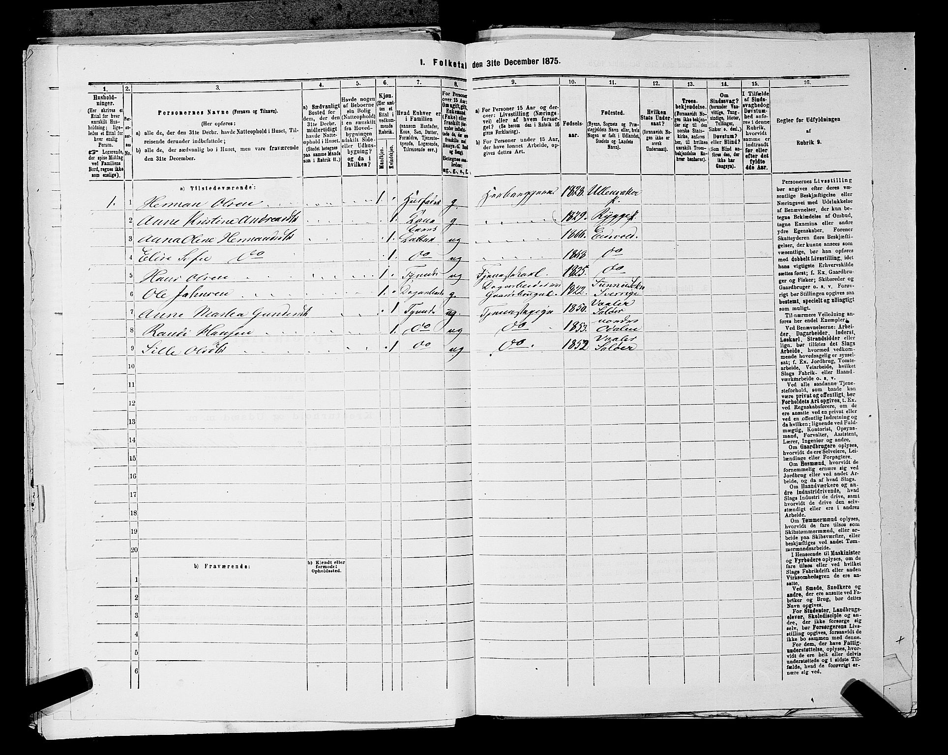 RA, 1875 census for 0237P Eidsvoll, 1875, p. 1456