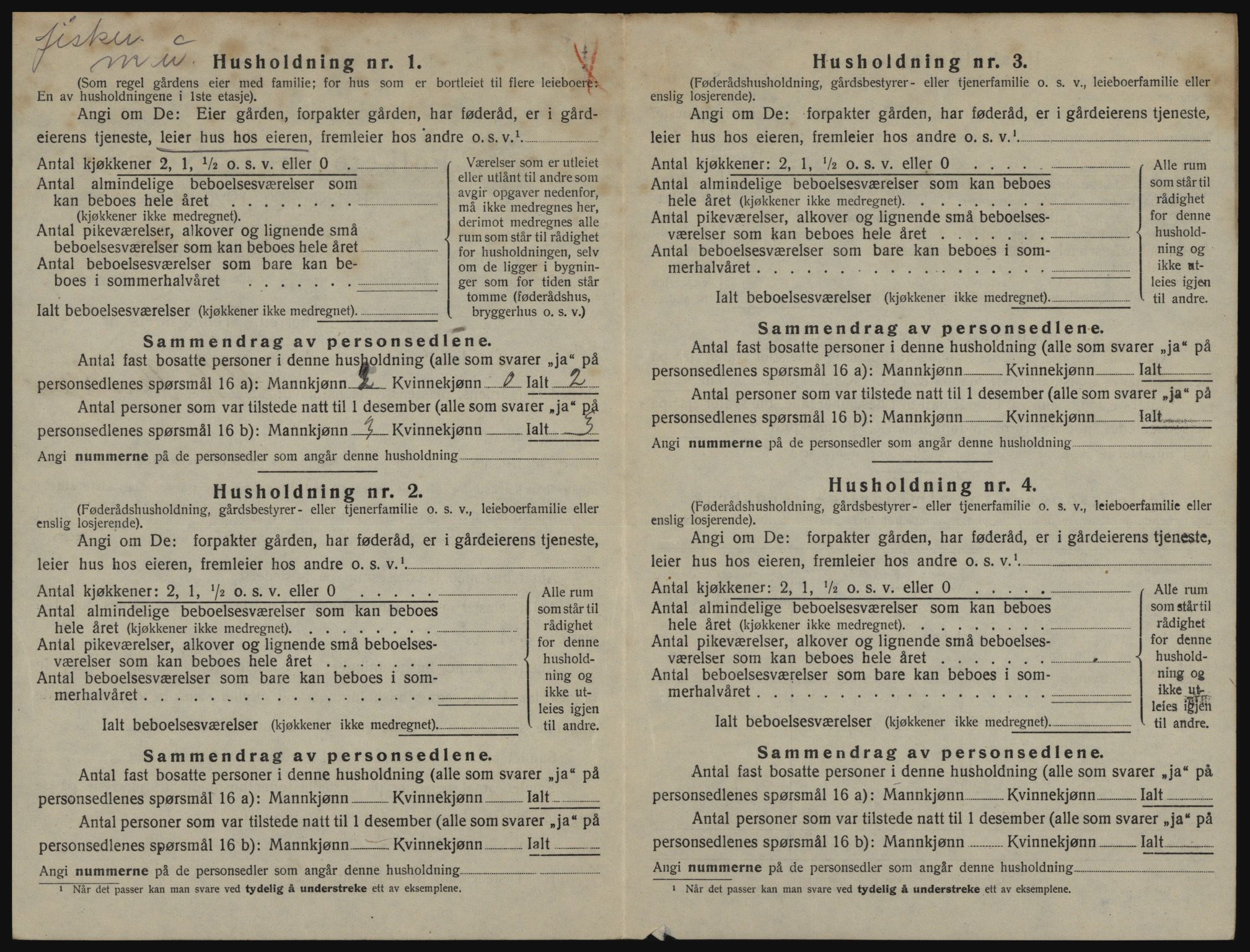 SATØ, 1920 census for Loppa, 1920, p. 619