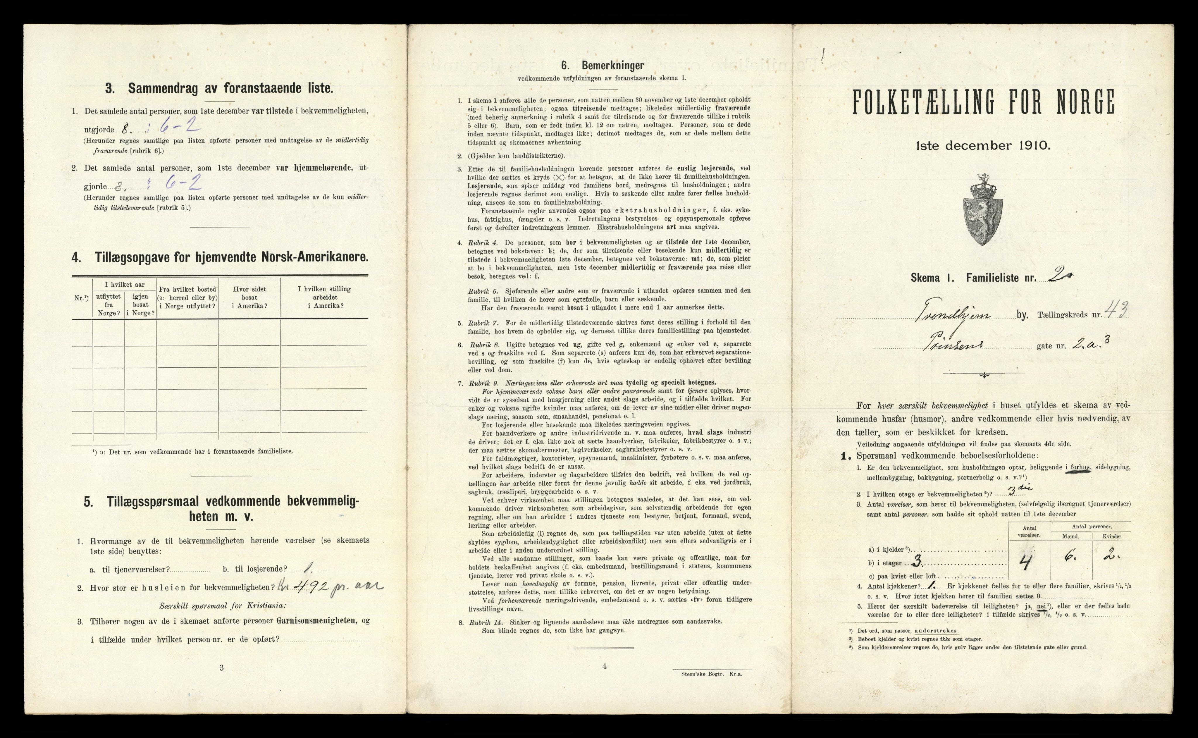 RA, 1910 census for Trondheim, 1910, p. 11133