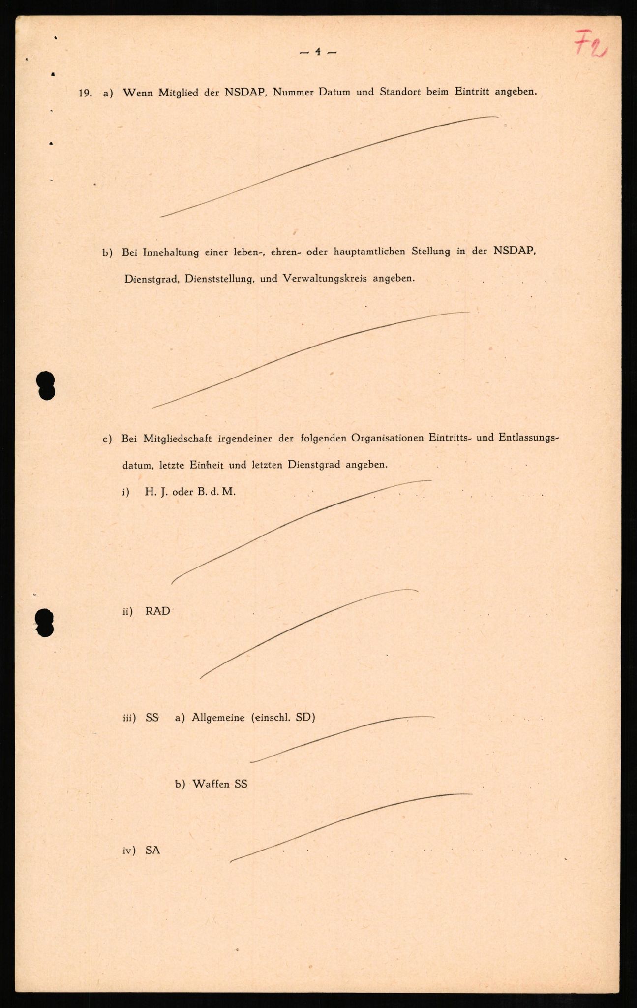 Forsvaret, Forsvarets overkommando II, RA/RAFA-3915/D/Db/L0007: CI Questionaires. Tyske okkupasjonsstyrker i Norge. Tyskere., 1945-1946, p. 485