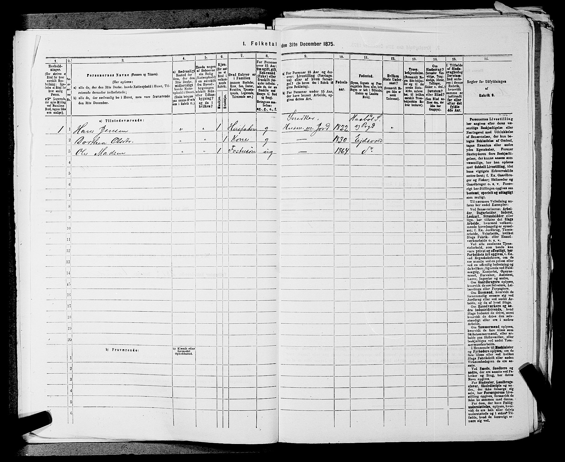 RA, 1875 census for 0237P Eidsvoll, 1875, p. 1795