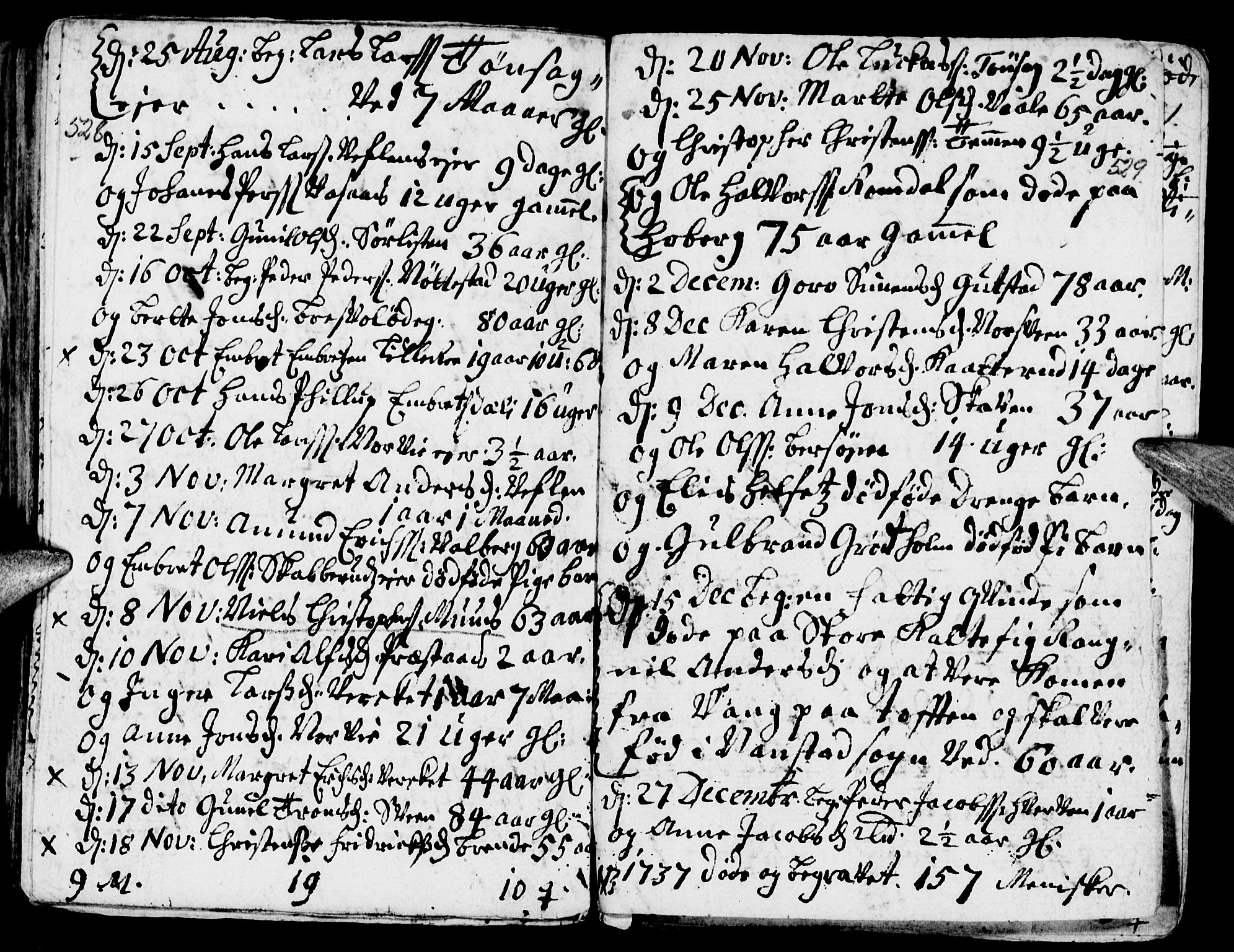 Stange prestekontor, AV/SAH-PREST-002/K/L0002: Parish register (official) no. 2, 1724-1740, p. 528-529