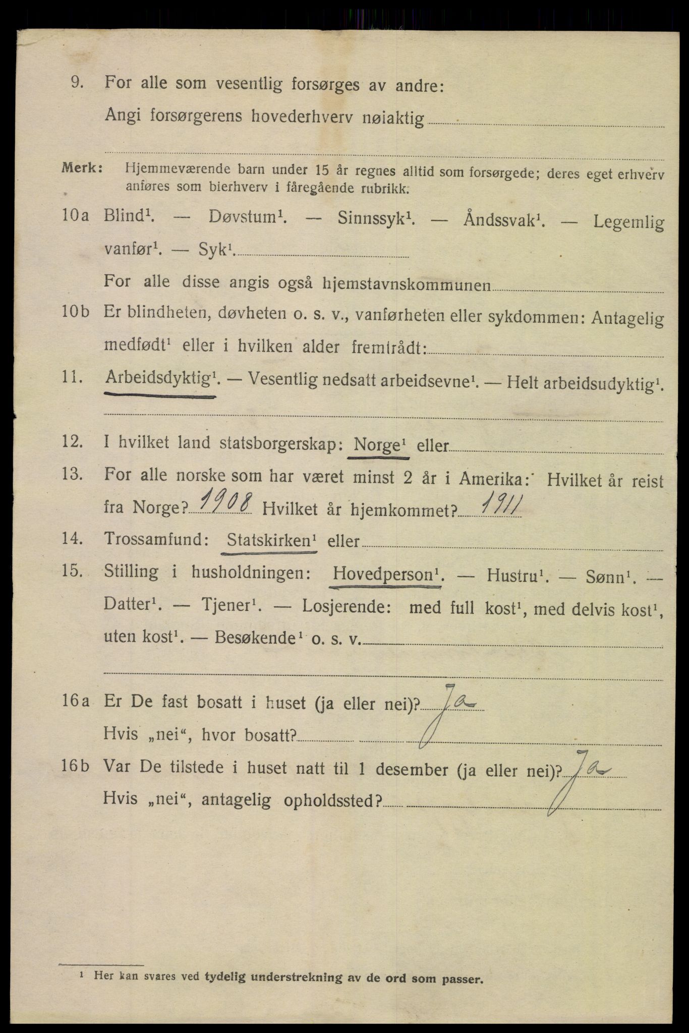 SAK, 1920 census for Grimstad, 1920, p. 6358