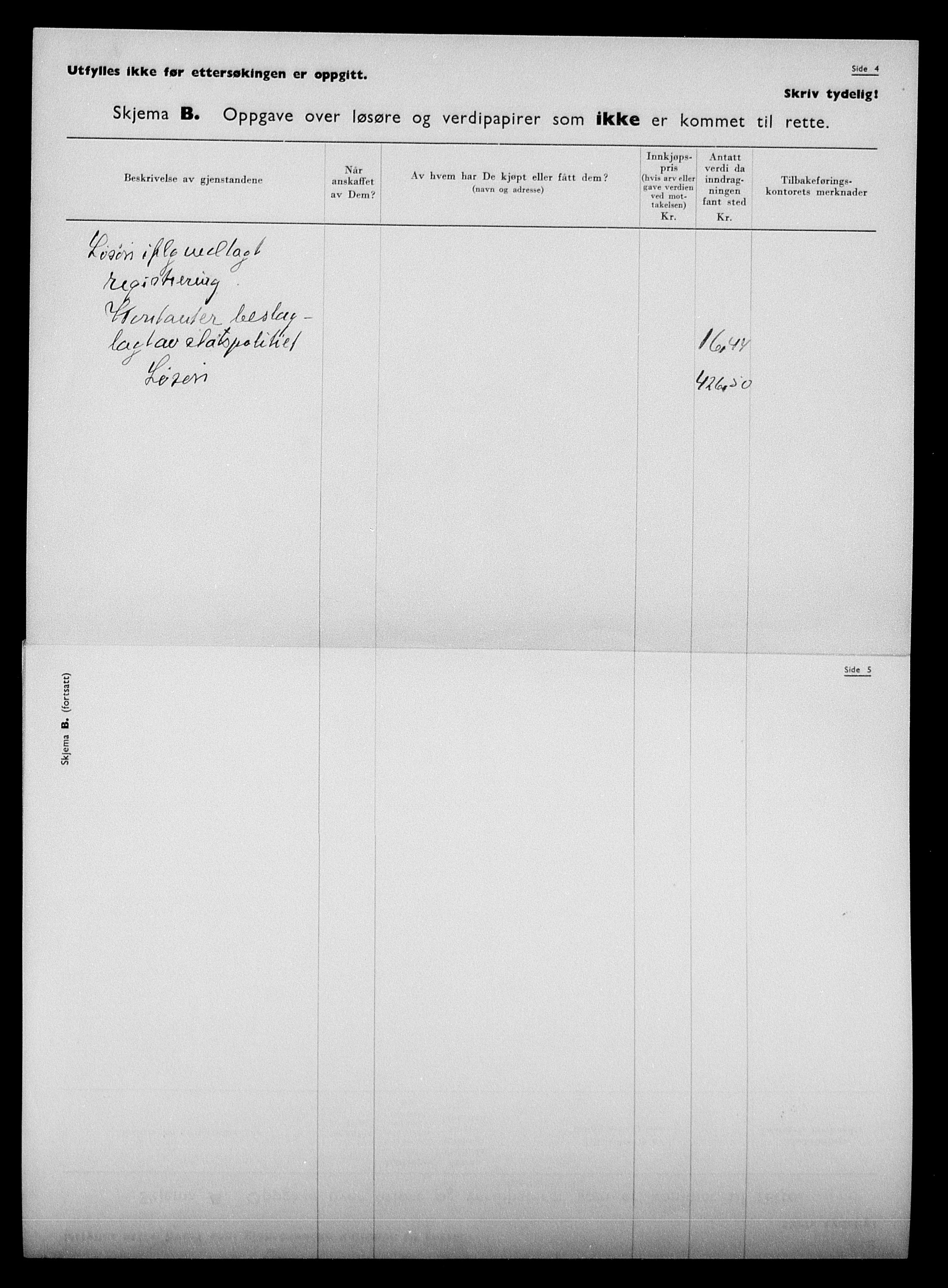 Justisdepartementet, Tilbakeføringskontoret for inndratte formuer, AV/RA-S-1564/H/Hc/Hcd/L0989: --, 1945-1947, p. 422