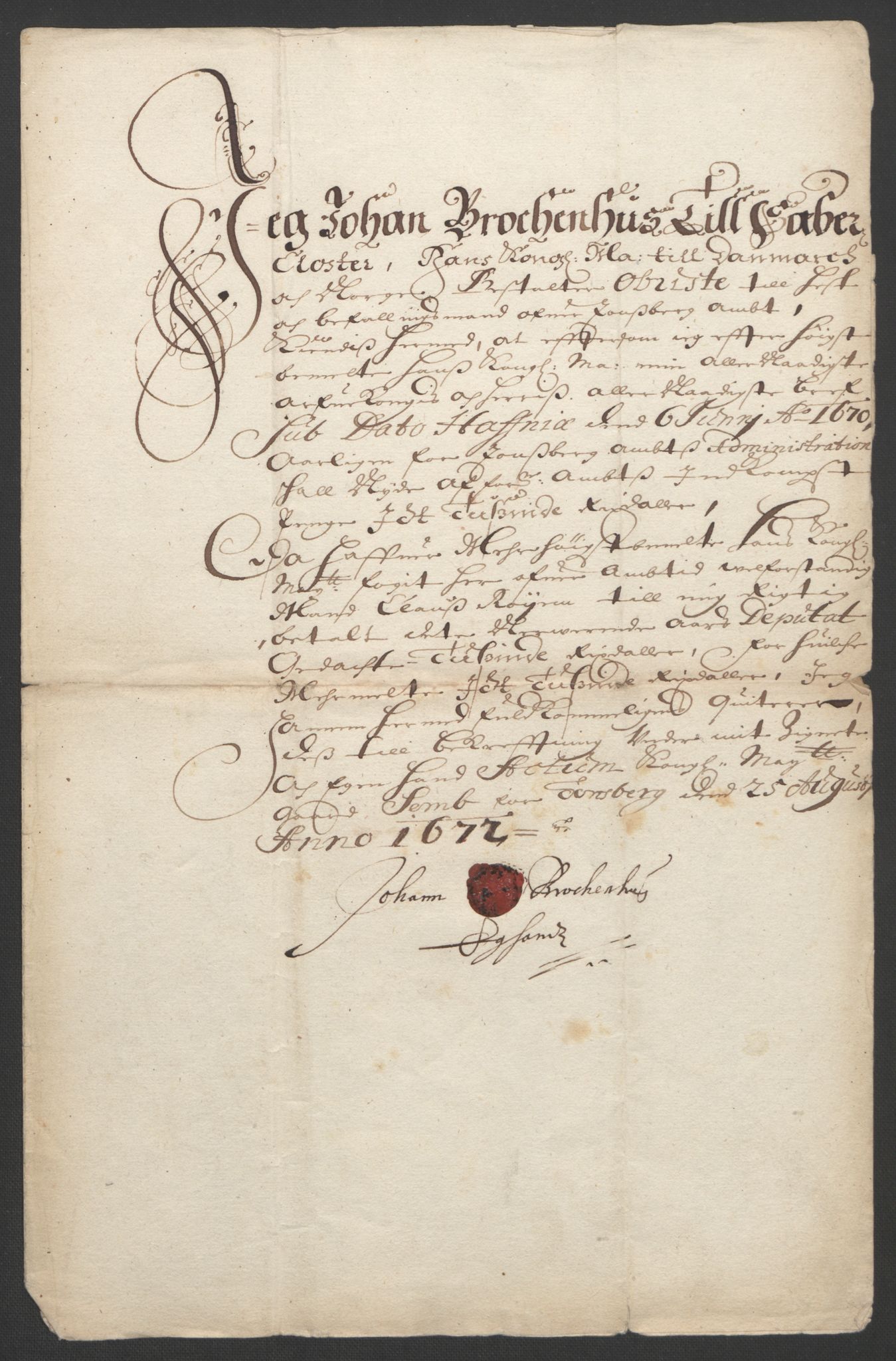 Rentekammeret inntil 1814, Reviderte regnskaper, Fogderegnskap, AV/RA-EA-4092/R32/L1842: Fogderegnskap Jarlsberg grevskap, 1664-1673, p. 214