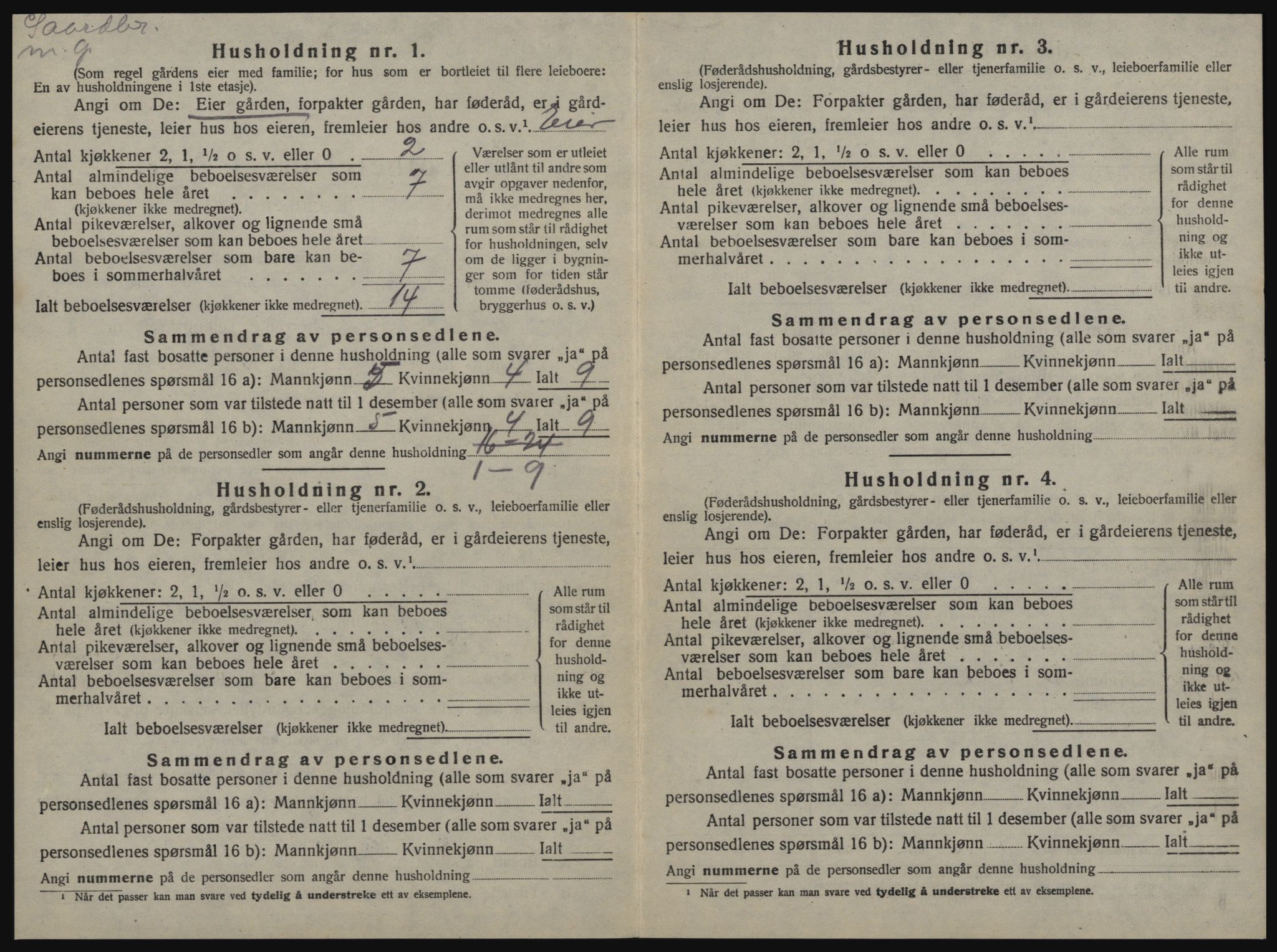 SAT, 1920 census for Stjørdal, 1920, p. 49