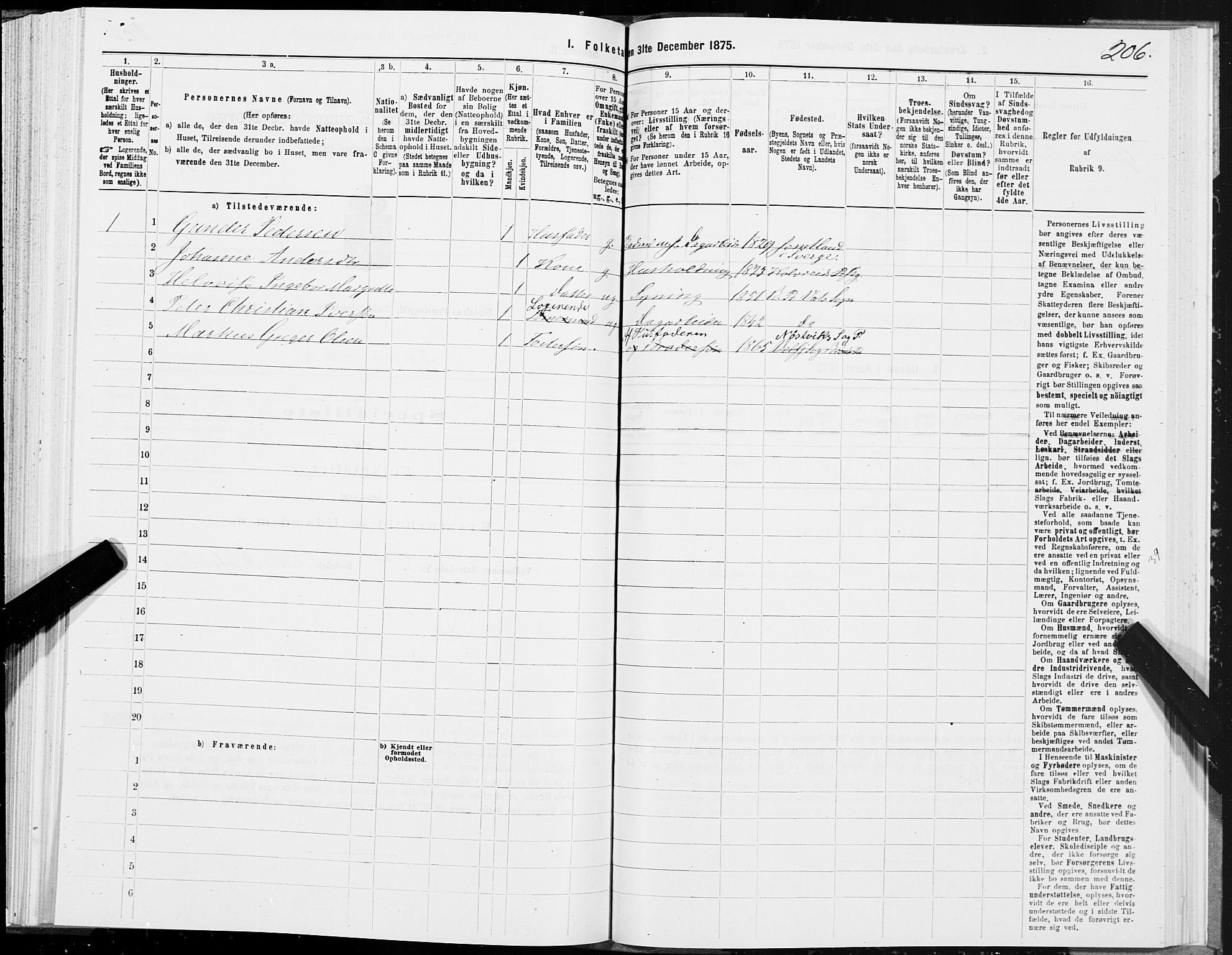 SAT, 1875 census for 1811P Bindal, 1875, p. 1206