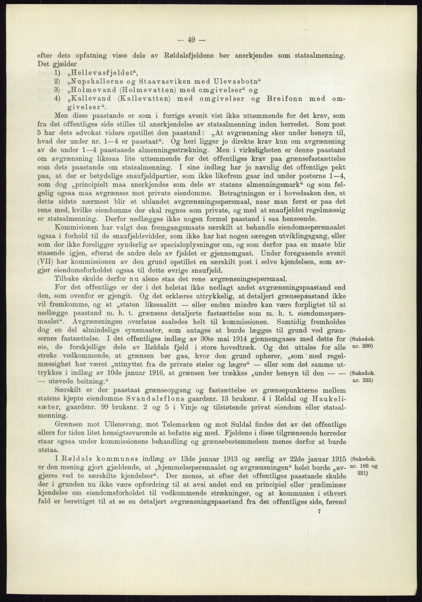 Høyfjellskommisjonen, AV/RA-S-1546/X/Xa/L0001: Nr. 1-33, 1909-1953, p. 590