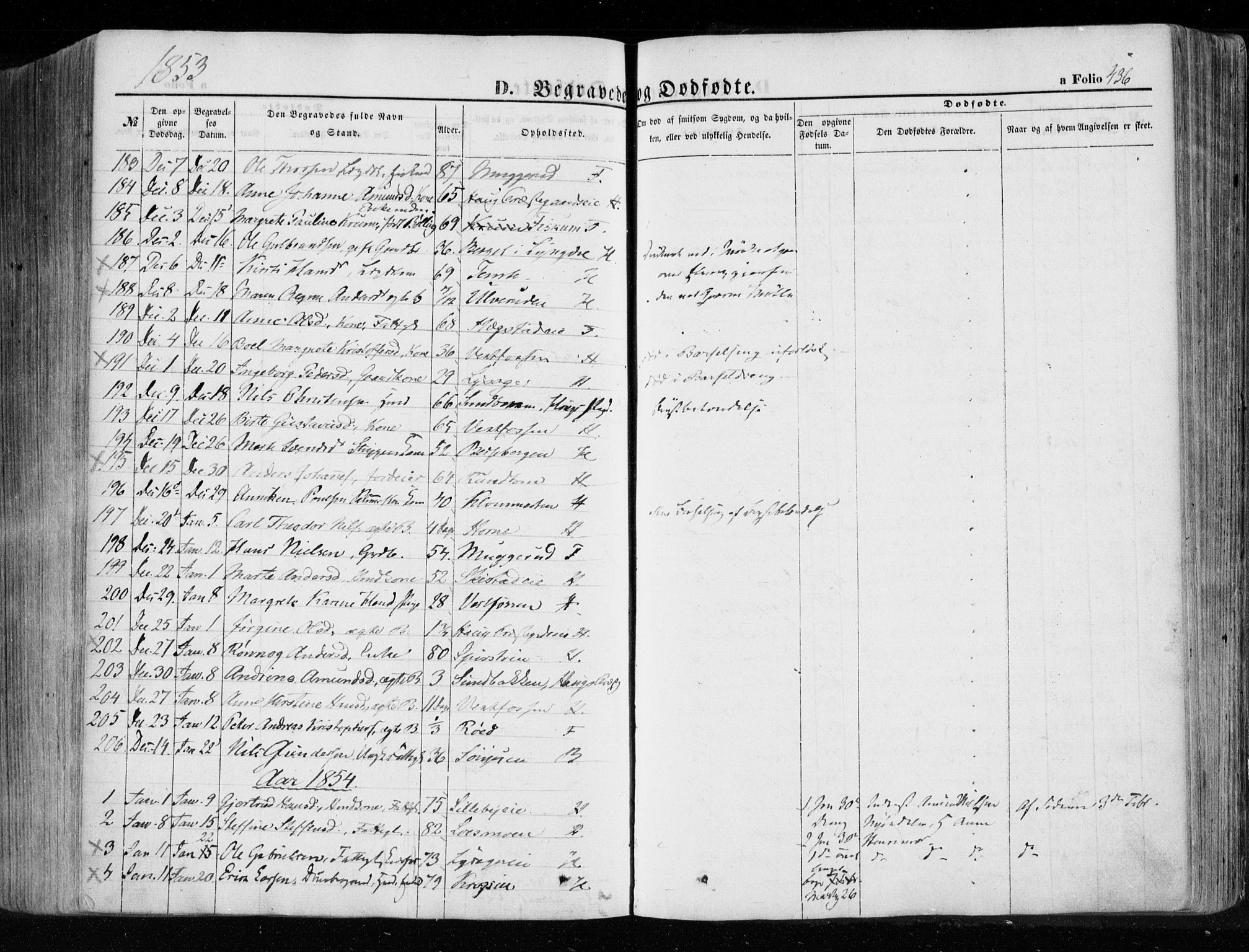 Eiker kirkebøker, SAKO/A-4/F/Fa/L0014: Parish register (official) no. I 14, 1846-1854, p. 436