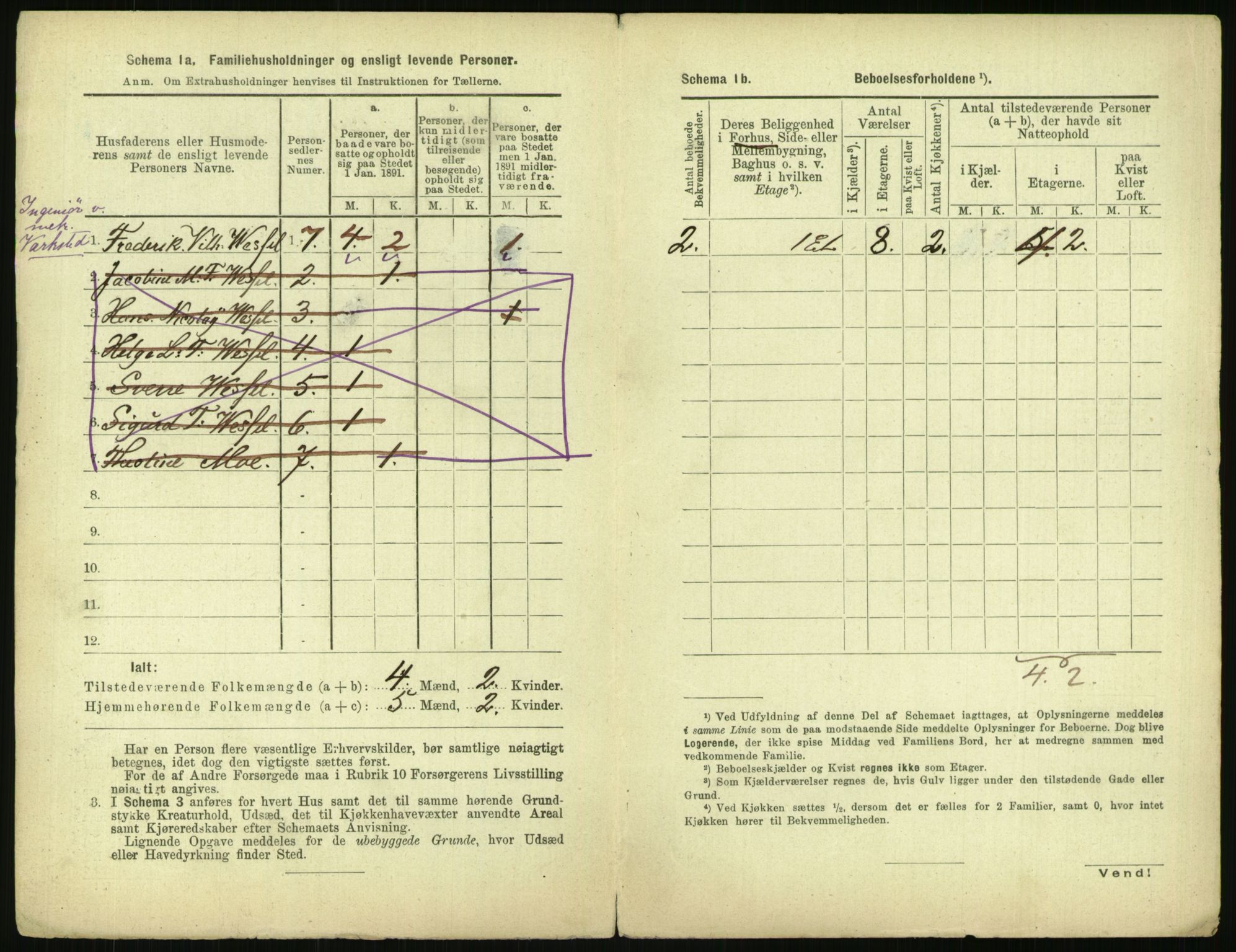 RA, 1891 census for 0301 Kristiania, 1891, p. 74545