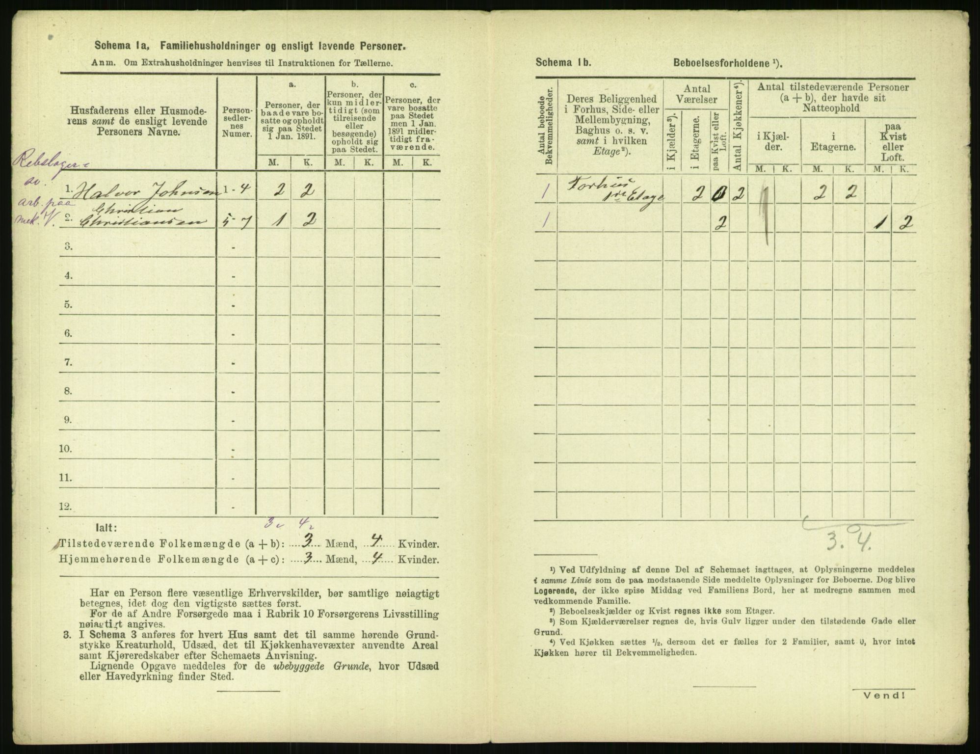 RA, 1891 census for 0301 Kristiania, 1891, p. 120899
