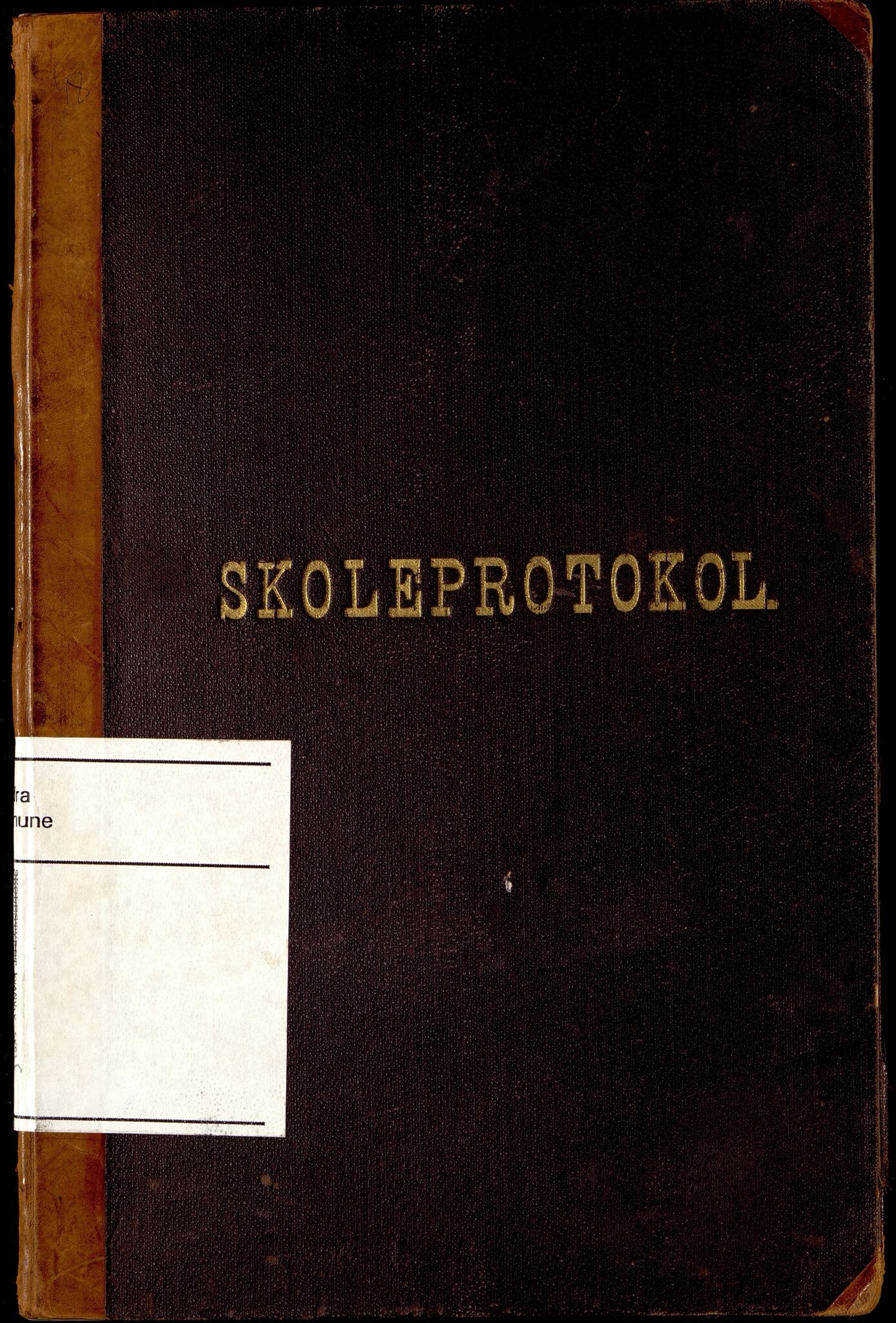 Hidra kommune - Kvanvik Skole, ARKSOR/1004HI556/H/L0003: Skoleprotokoll (d), 1906-1922