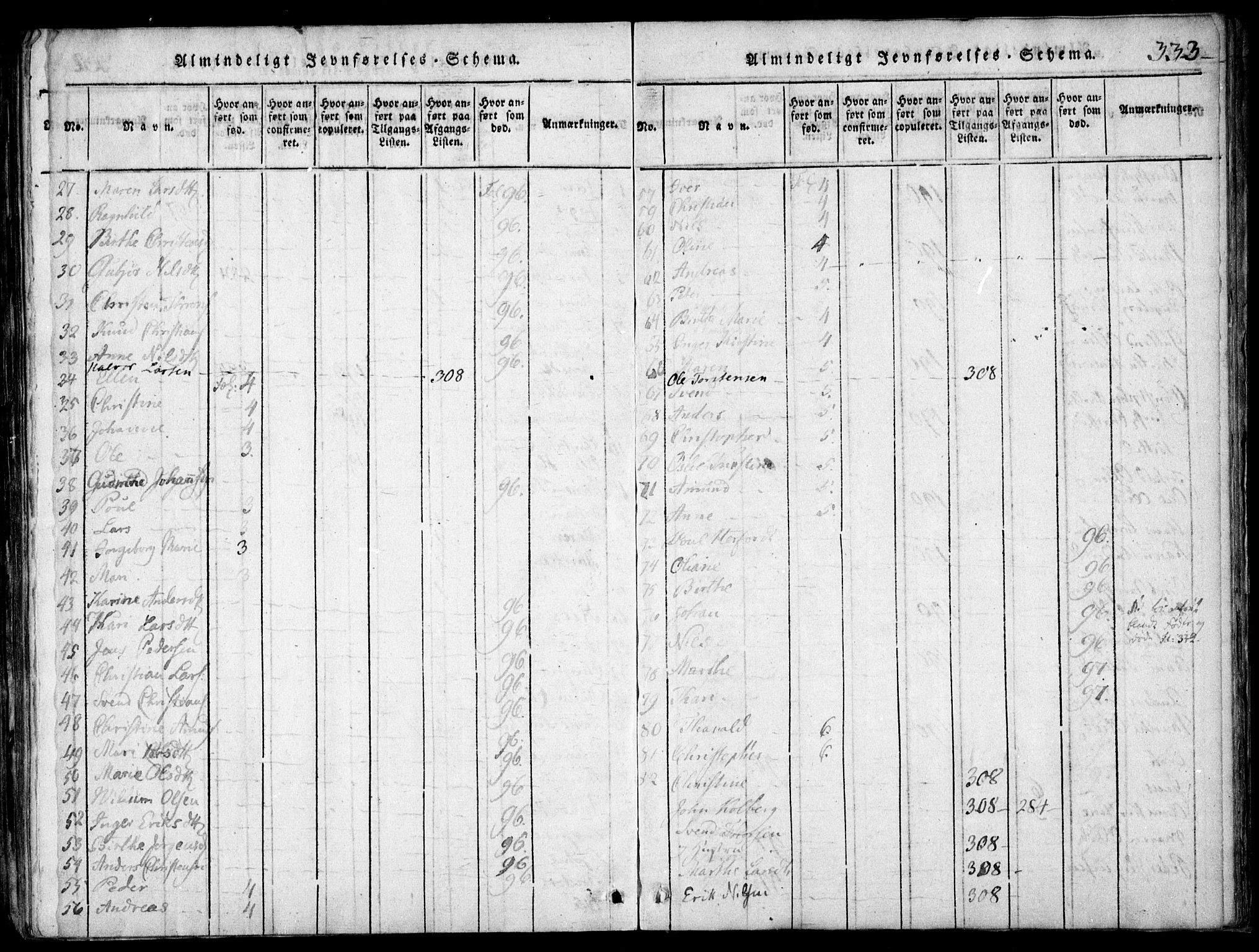 Skedsmo prestekontor Kirkebøker, AV/SAO-A-10033a/F/Fa/L0008: Parish register (official) no. I 8, 1815-1829, p. 333