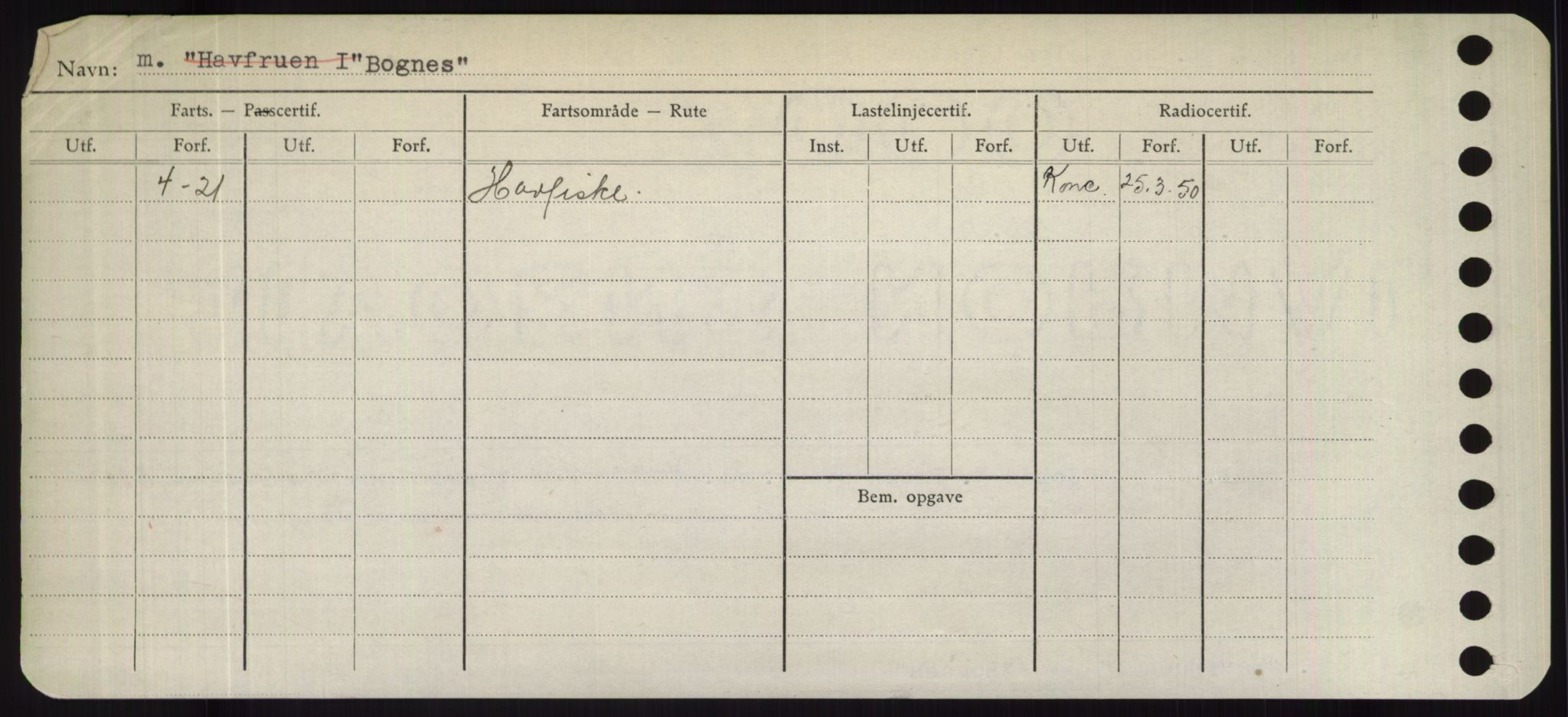 Sjøfartsdirektoratet med forløpere, Skipsmålingen, RA/S-1627/H/Hd/L0004: Fartøy, Bia-Boy, p. 424