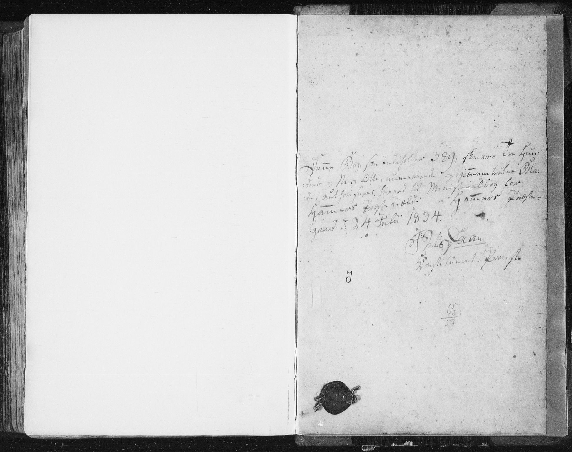 Hamre sokneprestembete, AV/SAB-A-75501/H/Ha/Haa/Haaa/L0012: Parish register (official) no. A 12, 1834-1845