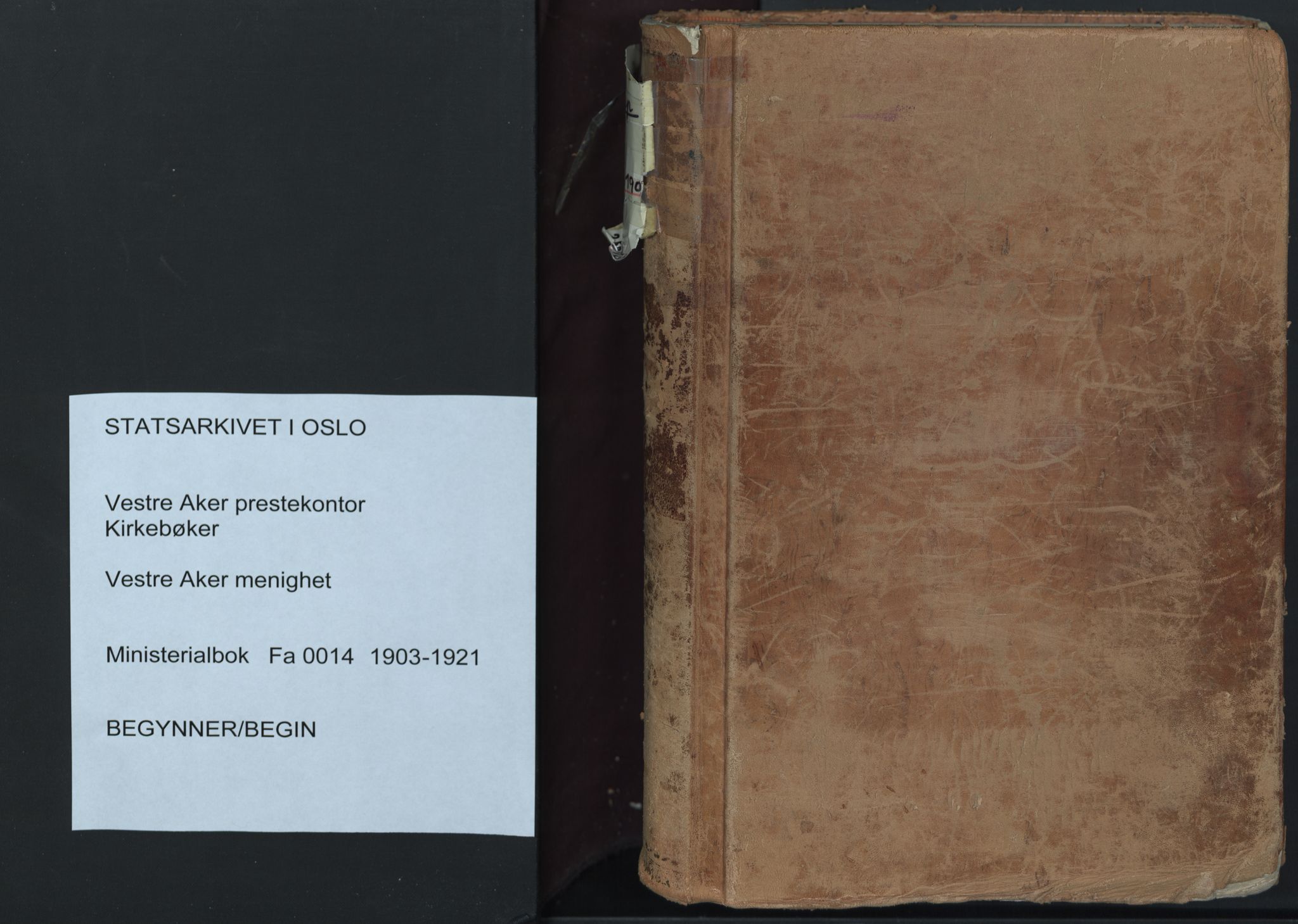 Vestre Aker prestekontor Kirkebøker, SAO/A-10025/F/Fa/L0014: Parish register (official) no. 14, 1903-1921
