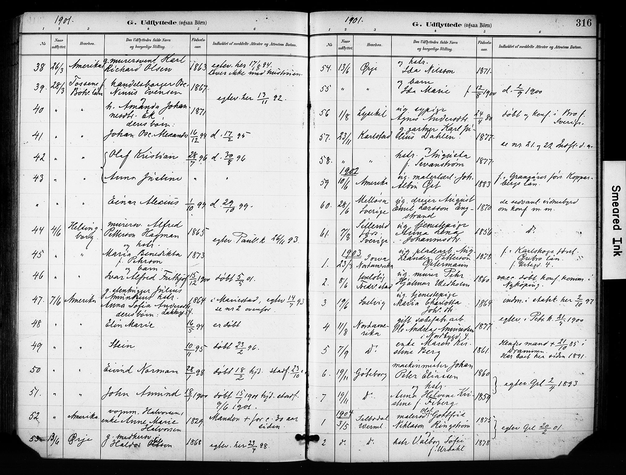 Grønland prestekontor Kirkebøker, SAO/A-10848/F/Fa/L0015: Parish register (official) no. 15, 1899-1919, p. 316
