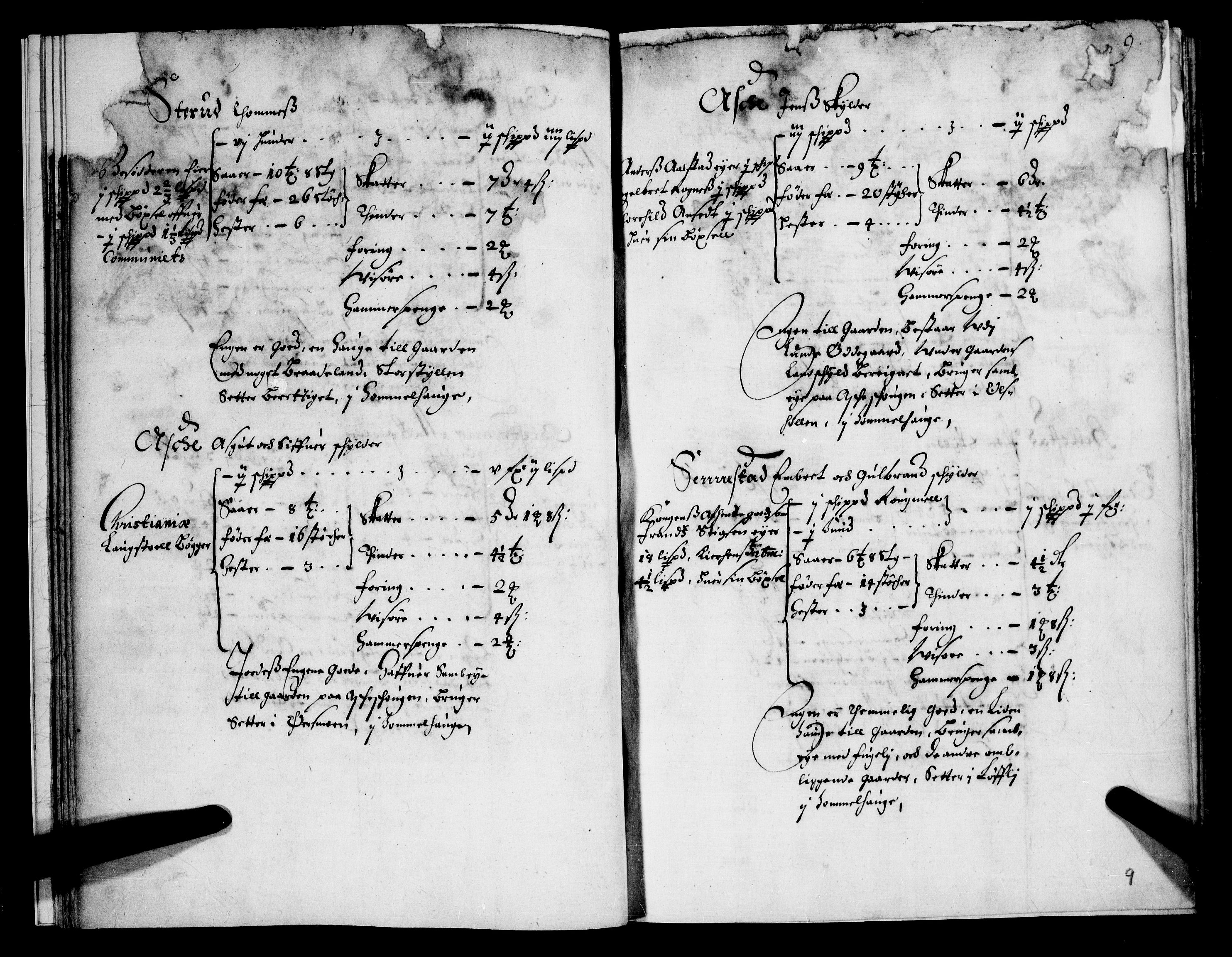 Rentekammeret inntil 1814, Realistisk ordnet avdeling, RA/EA-4070/N/Nb/Nba/L0012: Hedmark fogderi, 1. del, 1669, p. 8b-9a