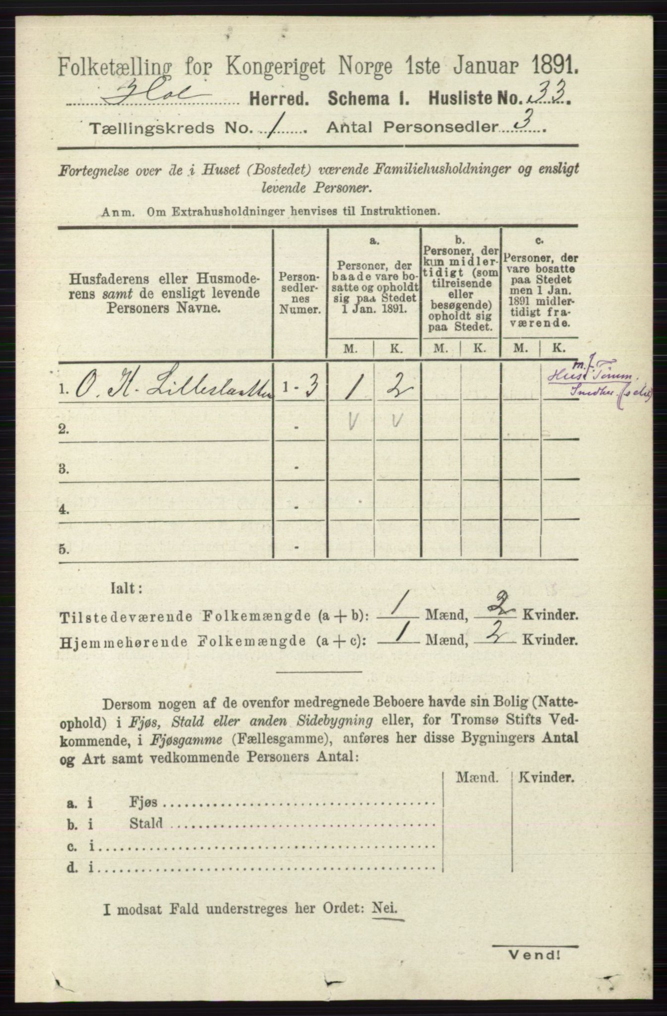 RA, 1891 census for 0620 Hol, 1891, p. 59