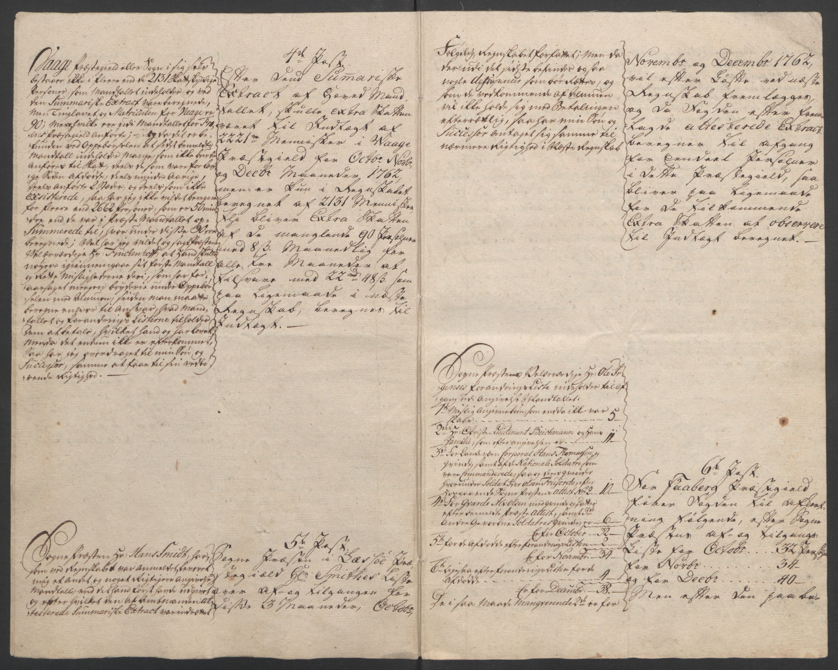 Rentekammeret inntil 1814, Reviderte regnskaper, Fogderegnskap, AV/RA-EA-4092/R17/L1266: Ekstraskatten Gudbrandsdal, 1762-1766, p. 55