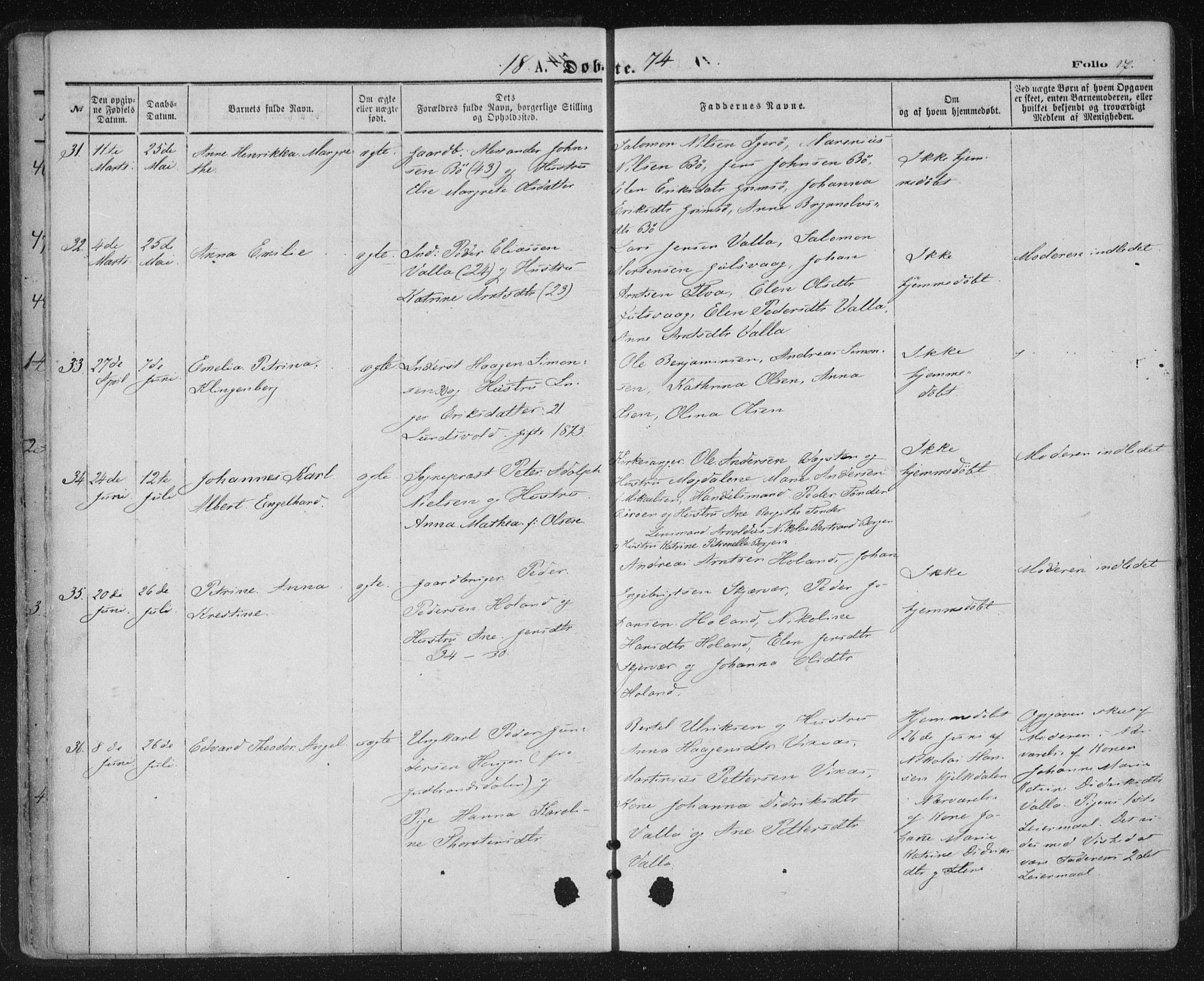 Ministerialprotokoller, klokkerbøker og fødselsregistre - Nordland, AV/SAT-A-1459/816/L0241: Parish register (official) no. 816A07, 1870-1885, p. 17