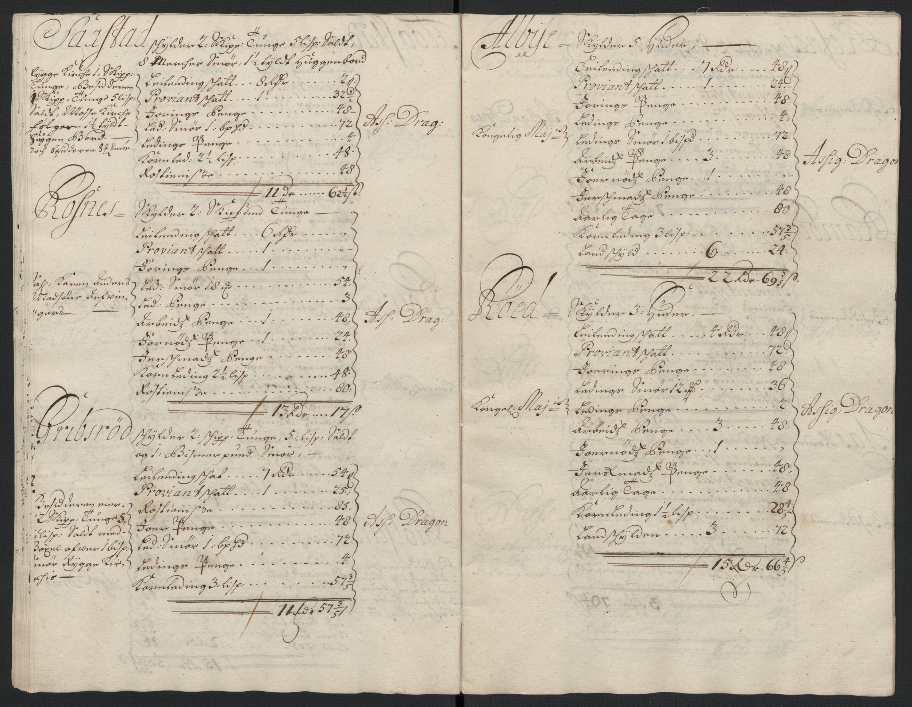 Rentekammeret inntil 1814, Reviderte regnskaper, Fogderegnskap, AV/RA-EA-4092/R04/L0134: Fogderegnskap Moss, Onsøy, Tune, Veme og Åbygge, 1707-1708, p. 301