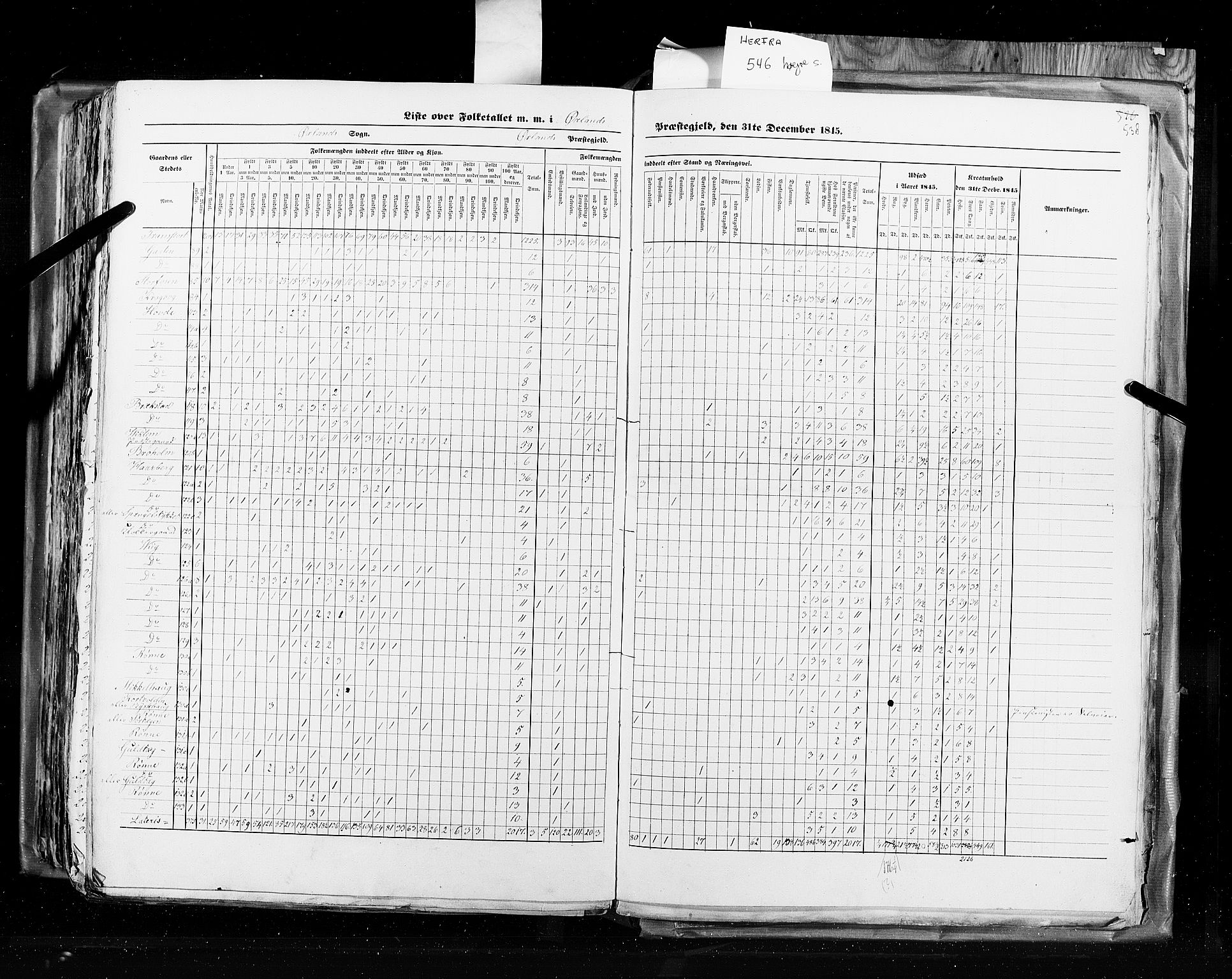 RA, Census 1845, vol. 8: Romsdal amt og Søndre Trondhjems amt, 1845, p. 538