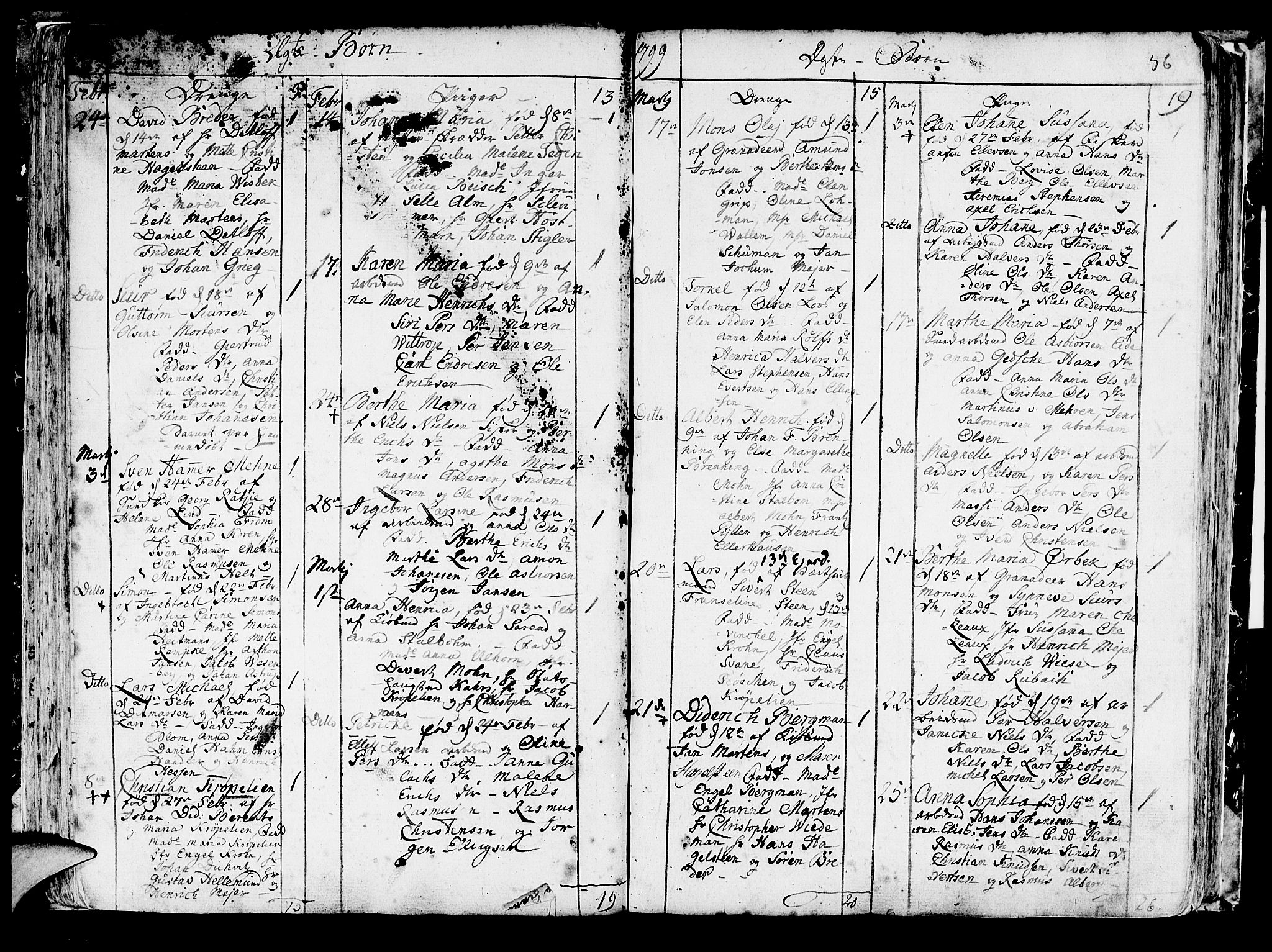 Korskirken sokneprestembete, AV/SAB-A-76101/H/Haa/L0006: Parish register (official) no. A 6, 1790-1820, p. 56