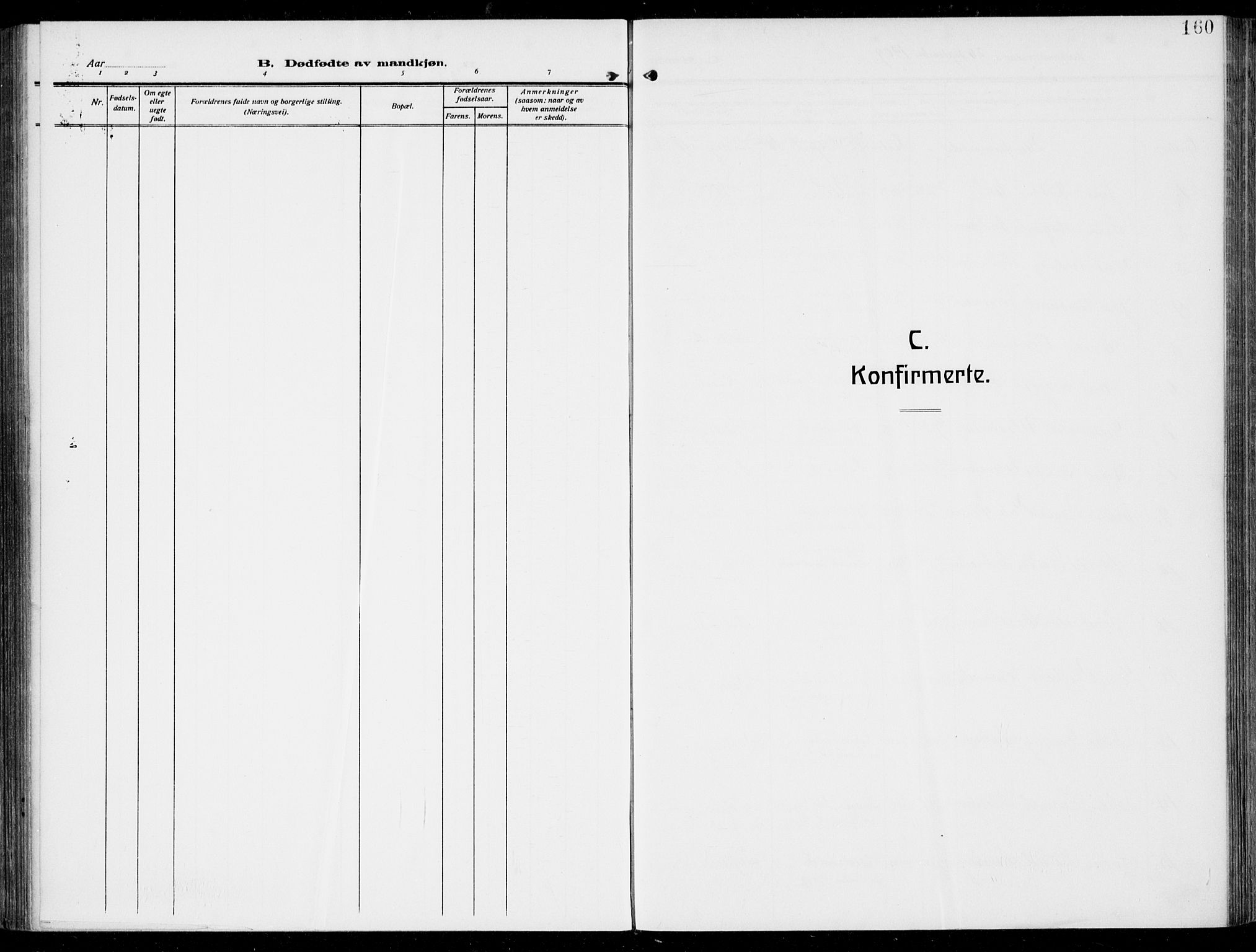 Hurum kirkebøker, SAKO/A-229/F/Fa/L0016: Parish register (official) no. 16, 1899-1918, p. 160