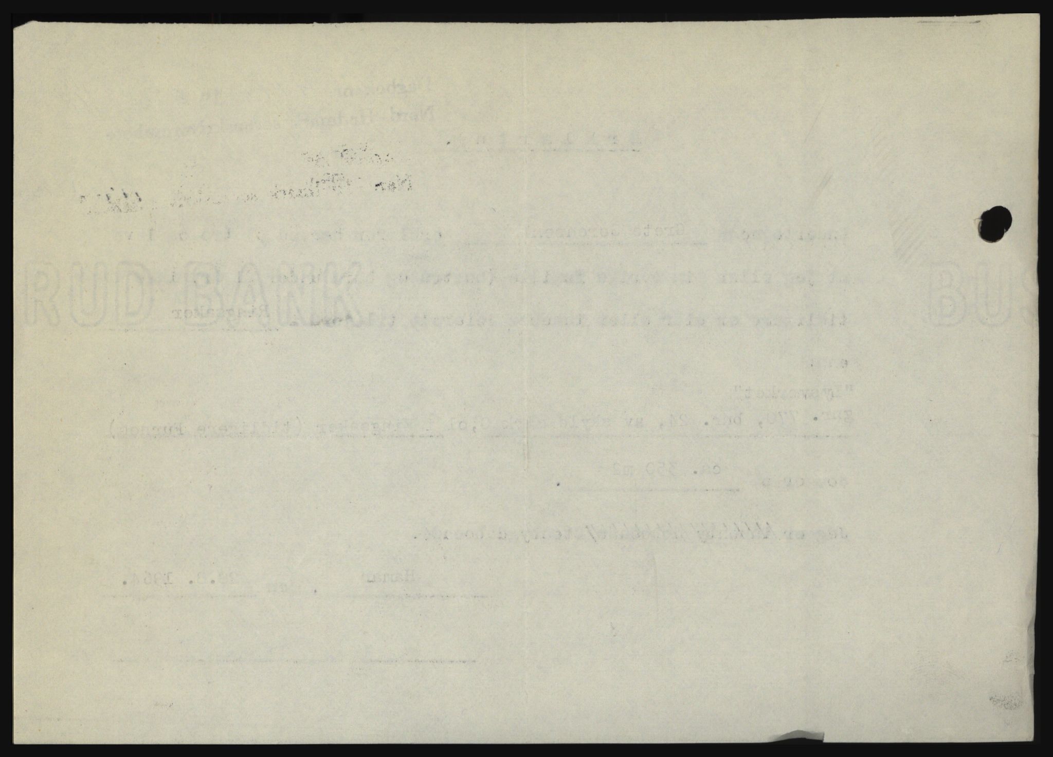 Nord-Hedmark sorenskriveri, SAH/TING-012/H/Hc/L0020: Mortgage book no. 20, 1964-1964, Diary no: : 4171/1964