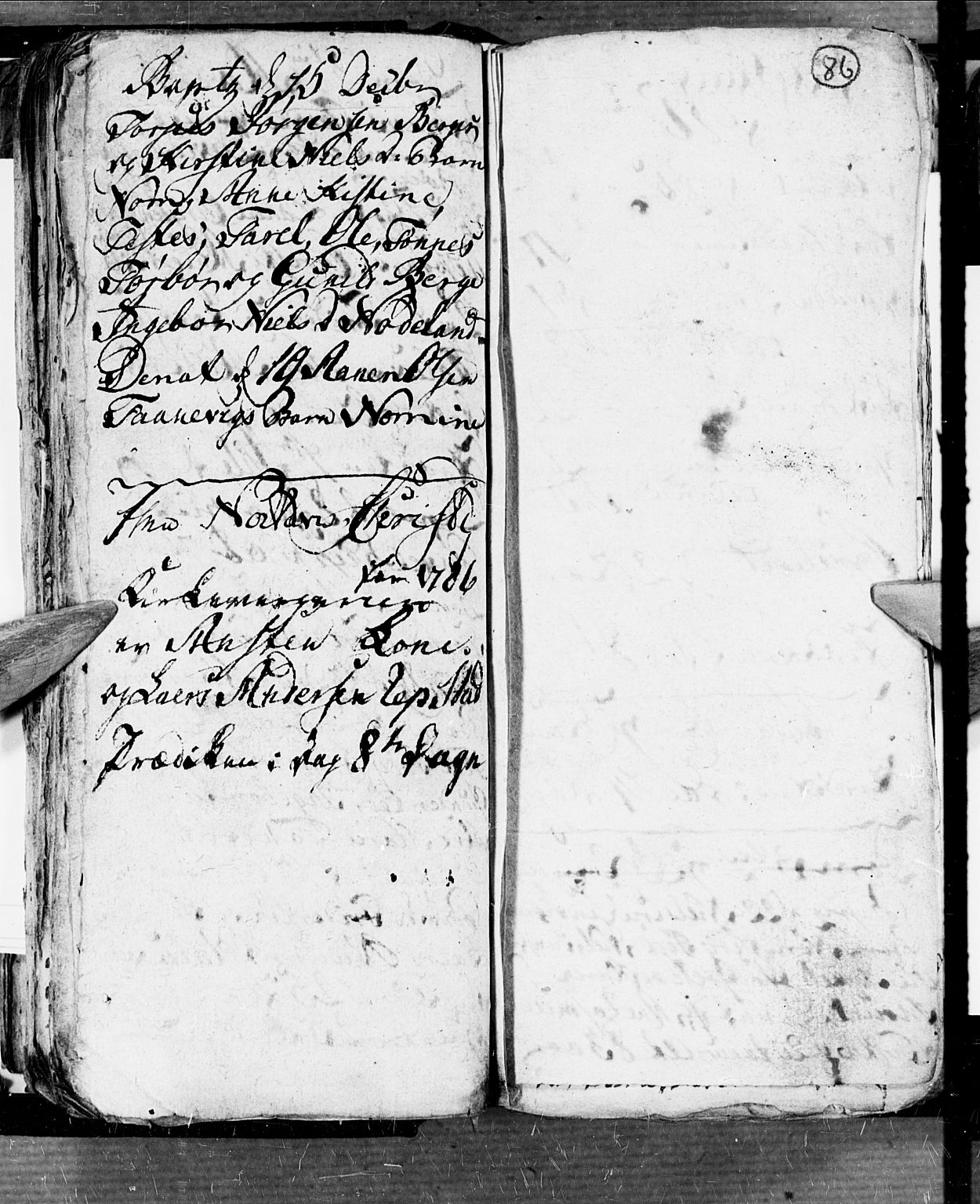 Søgne sokneprestkontor, SAK/1111-0037/F/Fb/Fbb/L0001: Parish register (copy) no. B 1, 1779-1802, p. 86