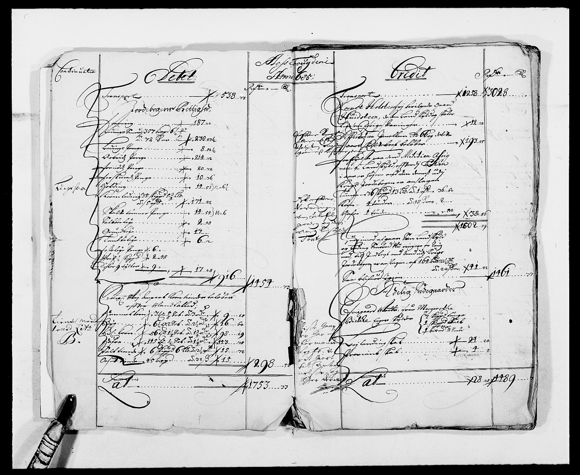 Rentekammeret inntil 1814, Reviderte regnskaper, Fogderegnskap, RA/EA-4092/R02/L0107: Fogderegnskap Moss og Verne kloster, 1685-1691, p. 4