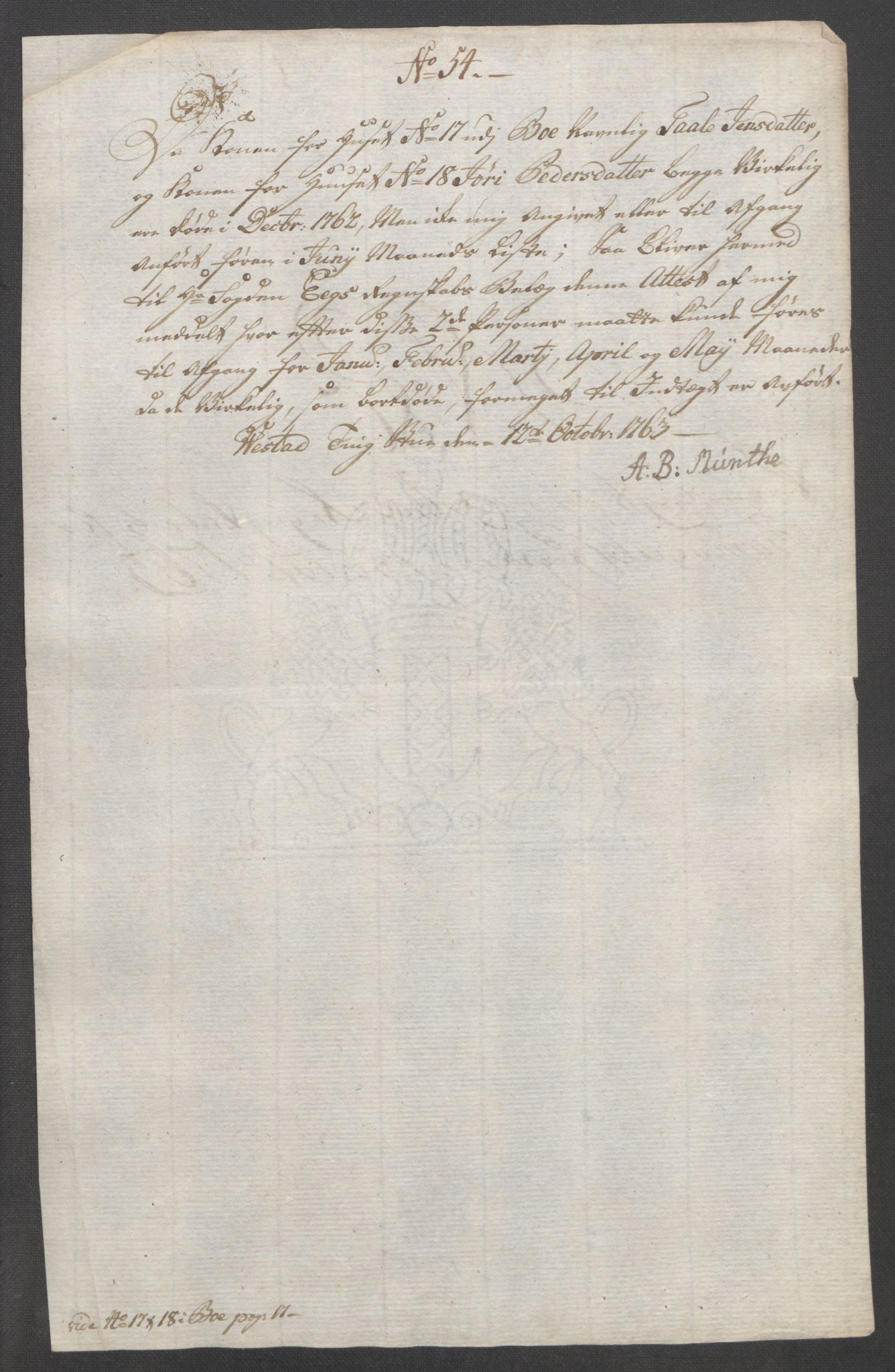 Rentekammeret inntil 1814, Reviderte regnskaper, Fogderegnskap, AV/RA-EA-4092/R55/L3730: Ekstraskatten Romsdal, 1762-1763, p. 540