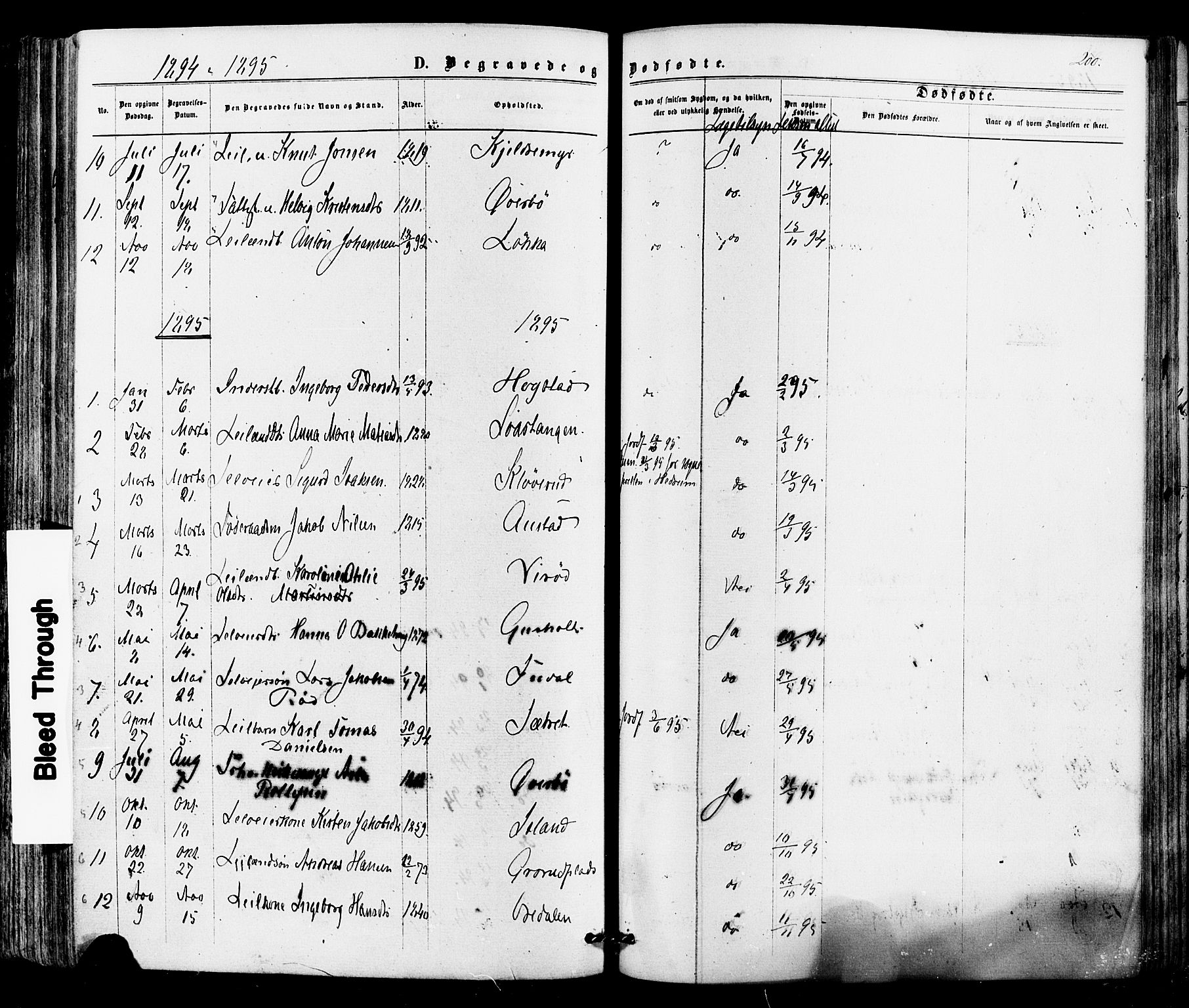 Siljan kirkebøker, SAKO/A-300/F/Fa/L0002: Parish register (official) no. 2, 1870-1895, p. 200