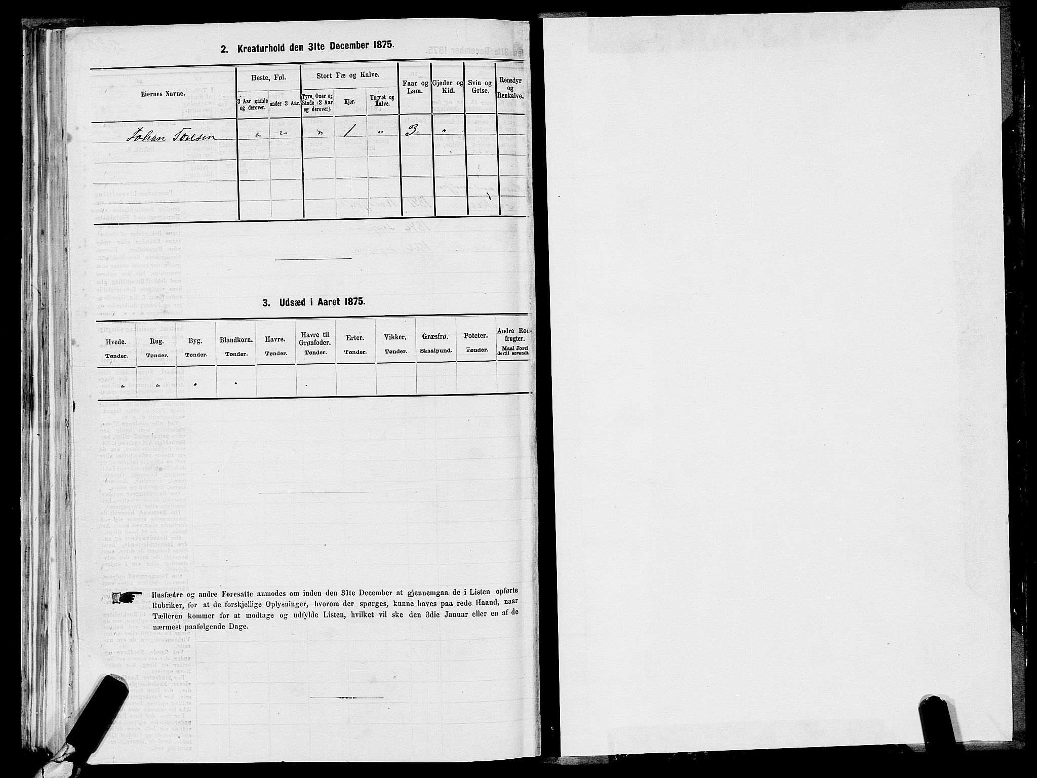 SATØ, 1875 census for 1911P Kvæfjord, 1875