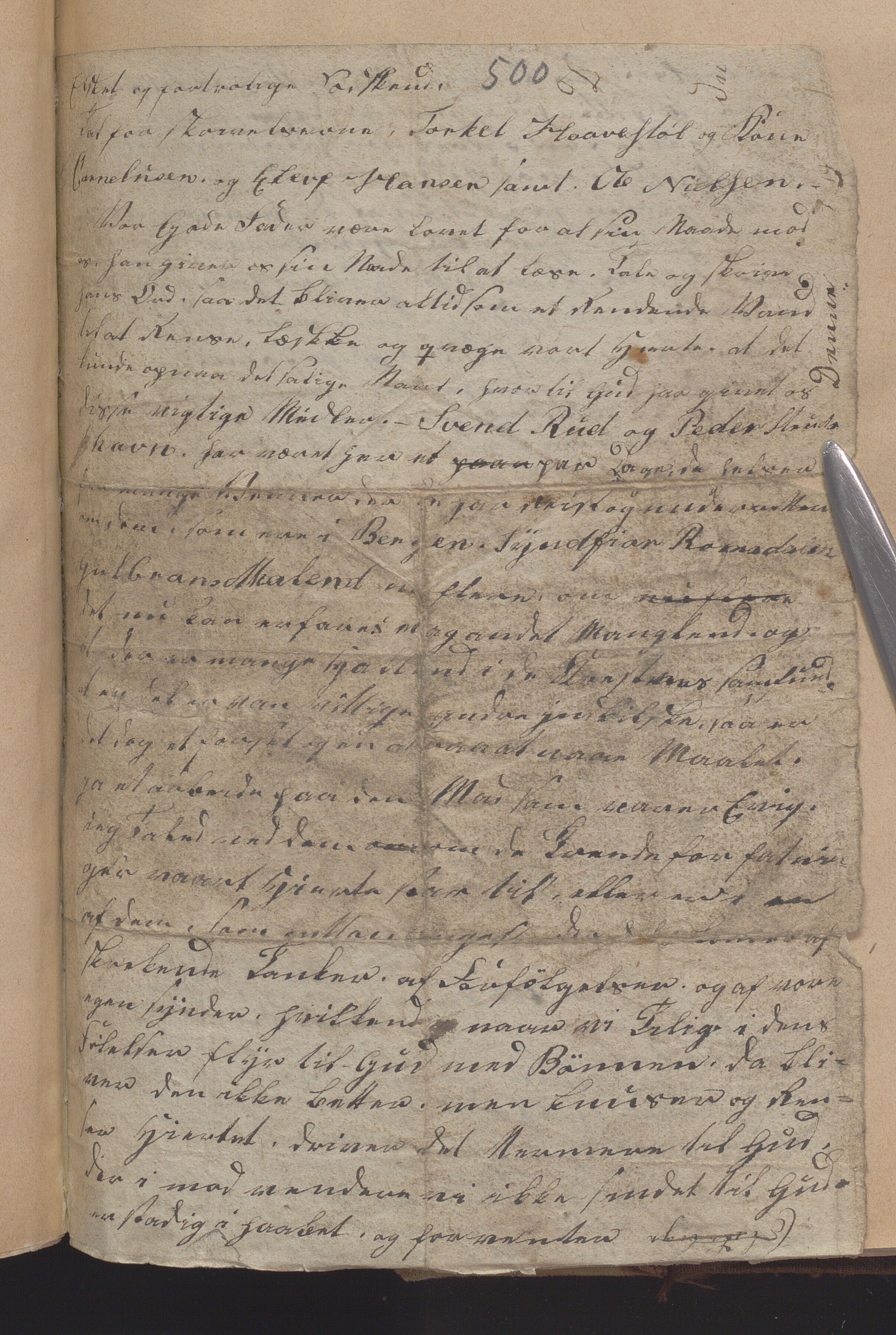 Heggtveitsamlingen, TMF/A-1007/H/L0051: Innbundne brev Ms. B. Med innlagt registratur.  , 1800-1883