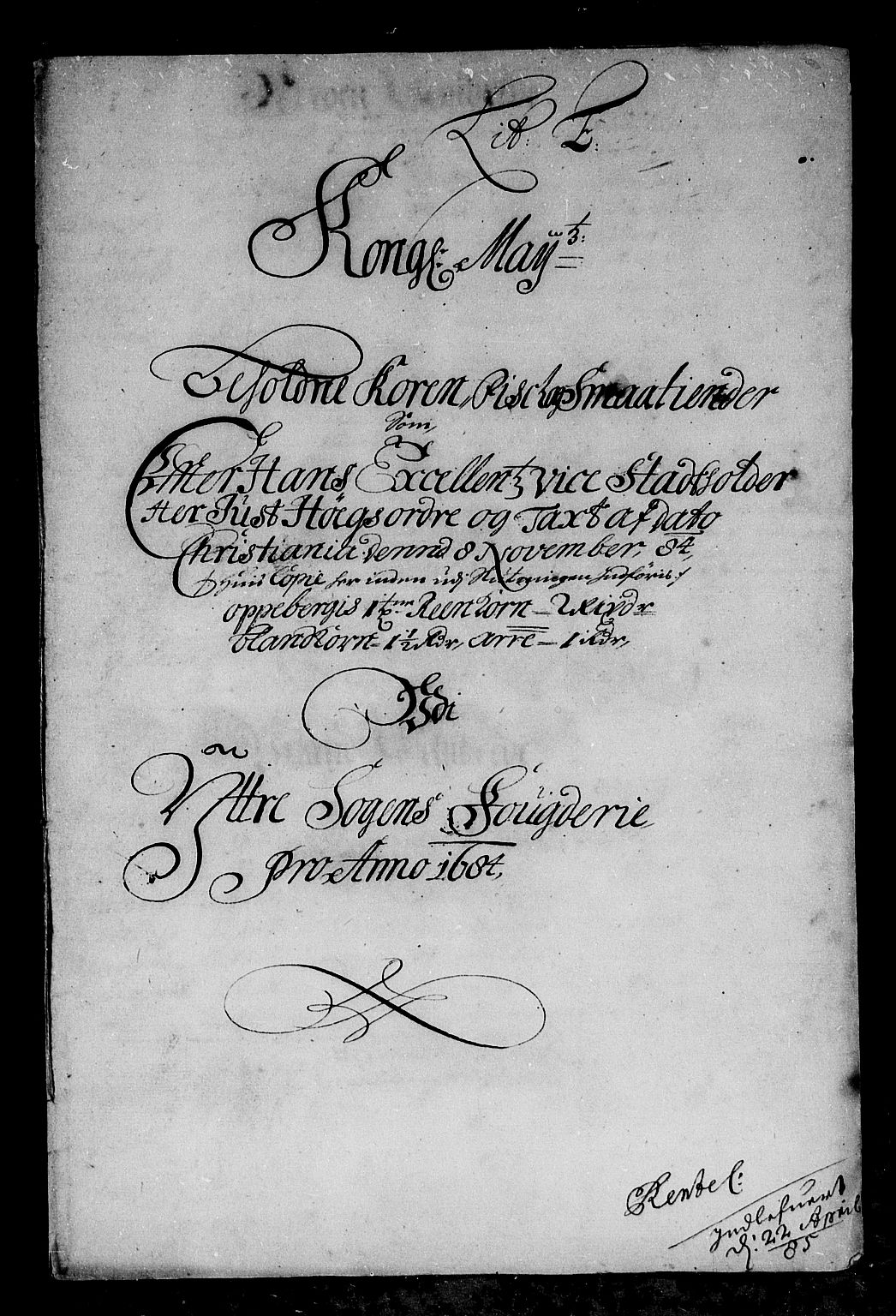 Rentekammeret inntil 1814, Reviderte regnskaper, Stiftamtstueregnskaper, Bergen stiftamt, AV/RA-EA-6043/R/Rc/L0075: Bergen stiftamt, 1682-1684